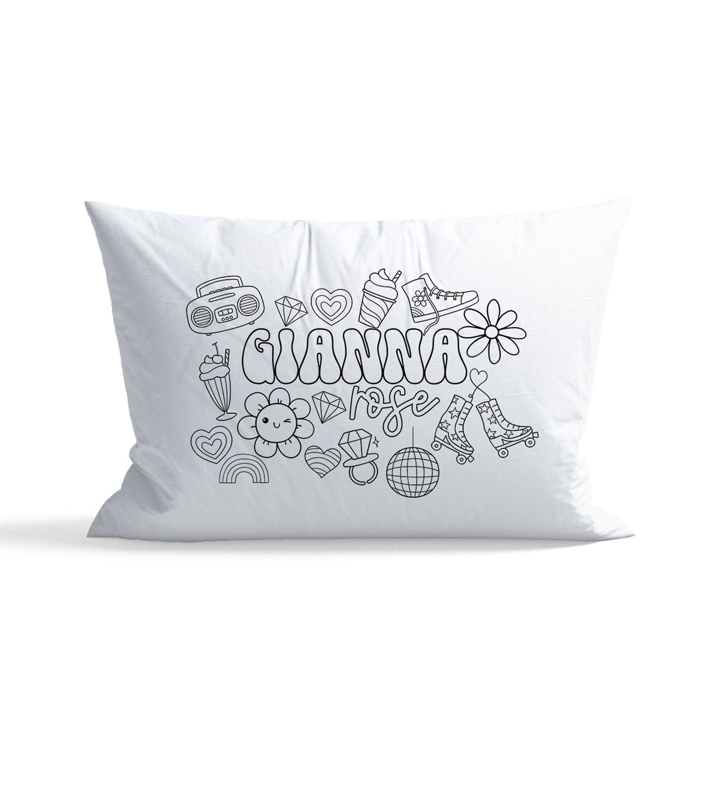 Color Me Pillowcase - Retro 90s