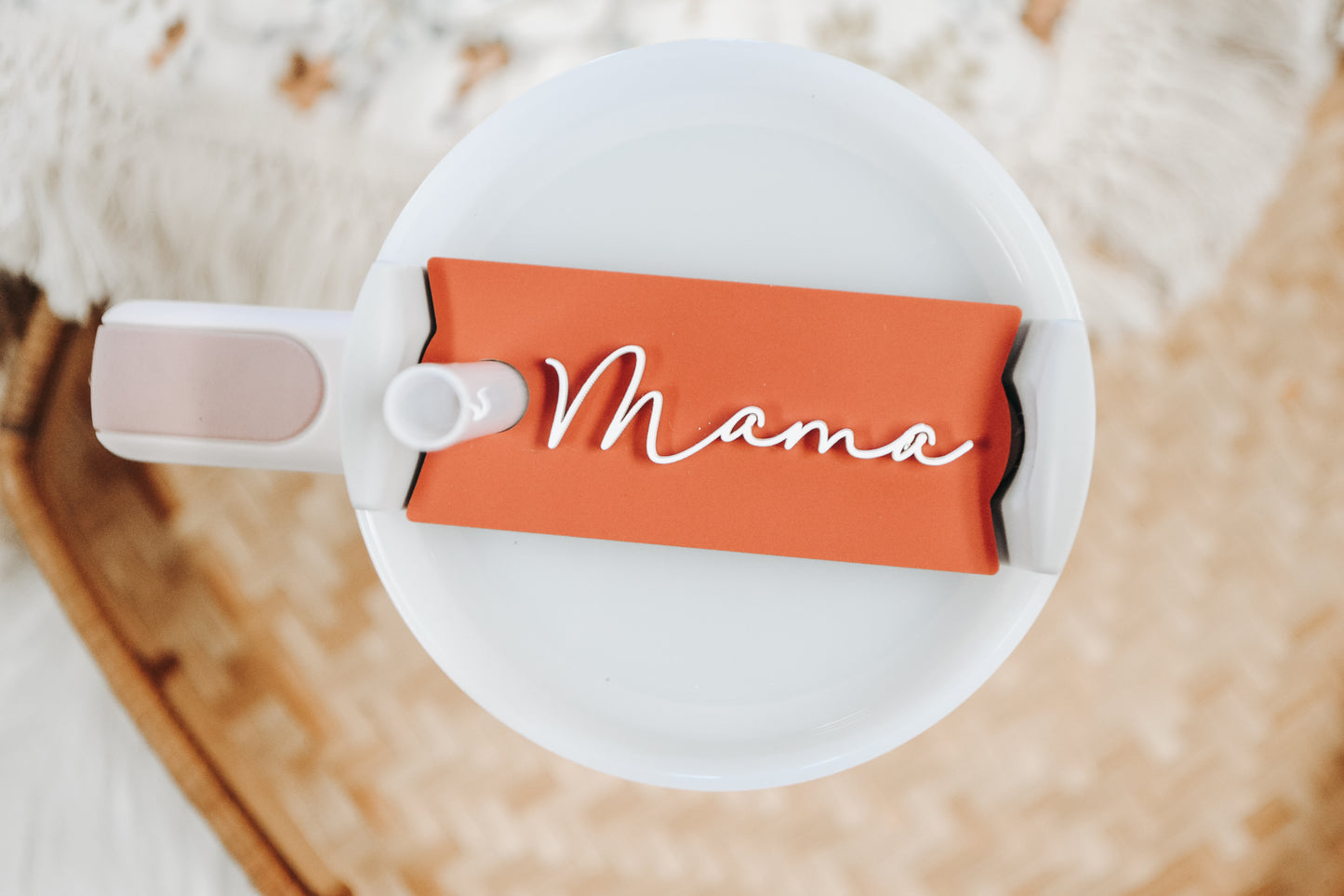 Mama Stanley Tumbler Plate Personalized Acrylic