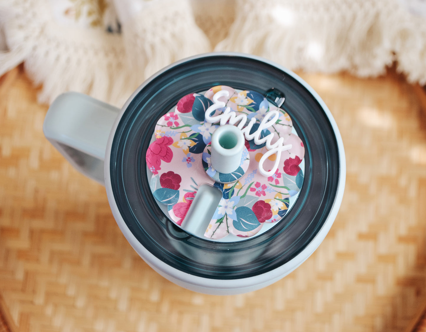 Floral BruMate Era 30/40oz Tumbler Name Plate