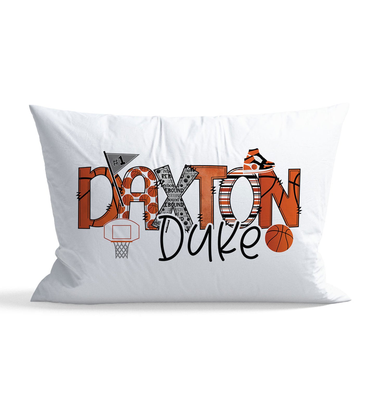 Basketball Personalized Kid Pillow Case