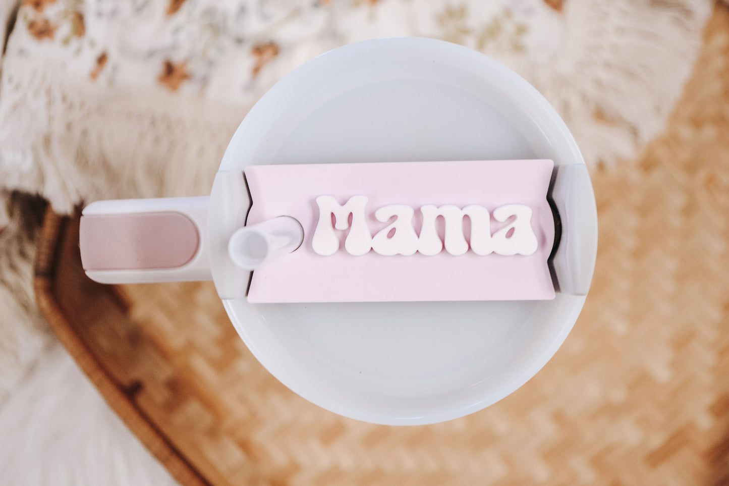 Personalized Mama Stanley Tumbler Plate Acrylic