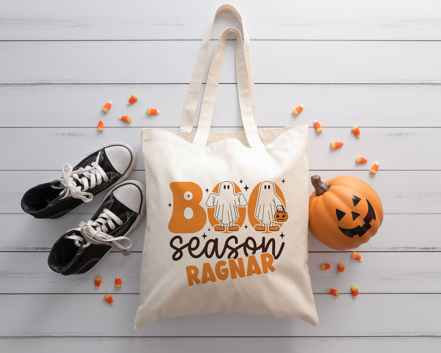 Boo Season Halloween Trick or Treat Bag