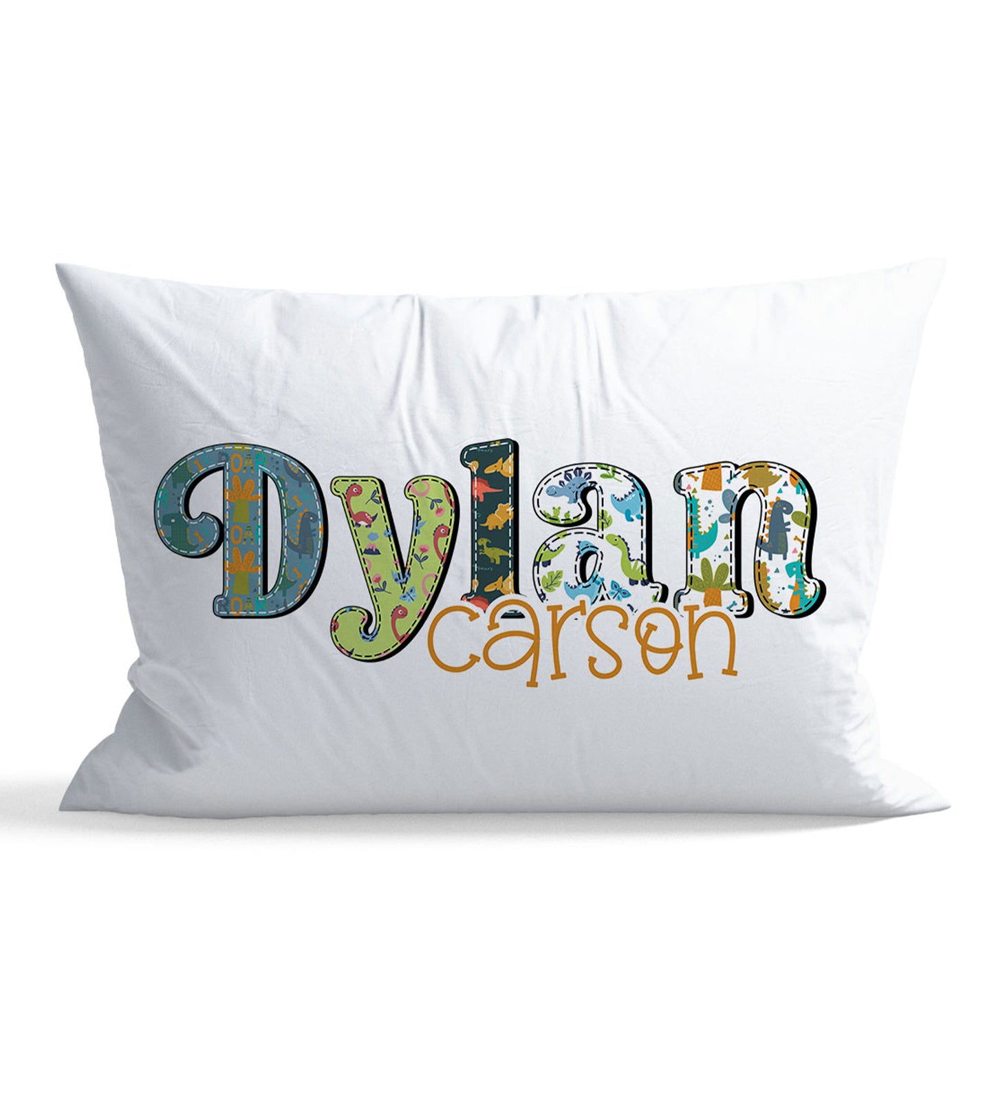 Dinosaur Personalized Kid Pillow Case