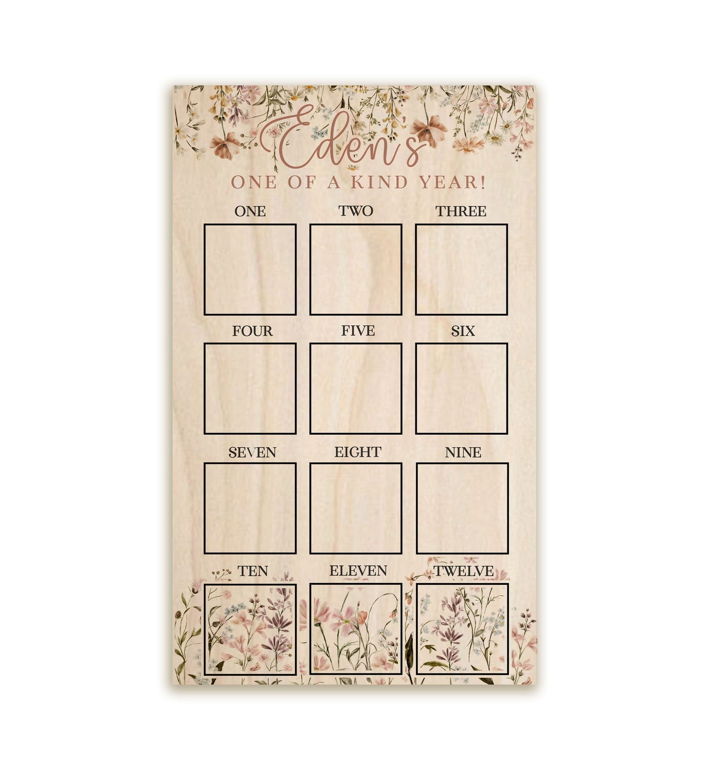 Wildflower Year of Board