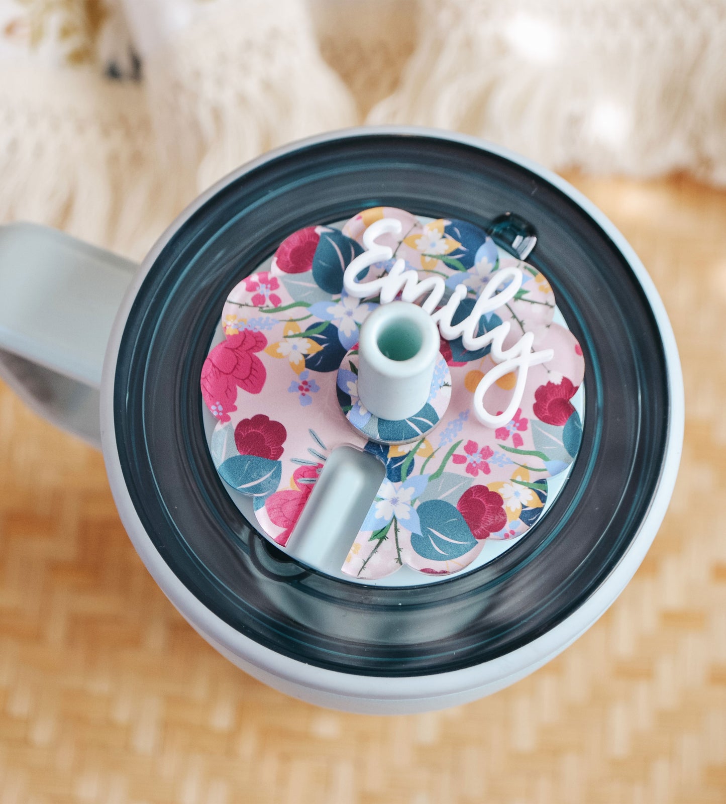 Floral BruMate Era 30/40oz Tumbler Name Plate