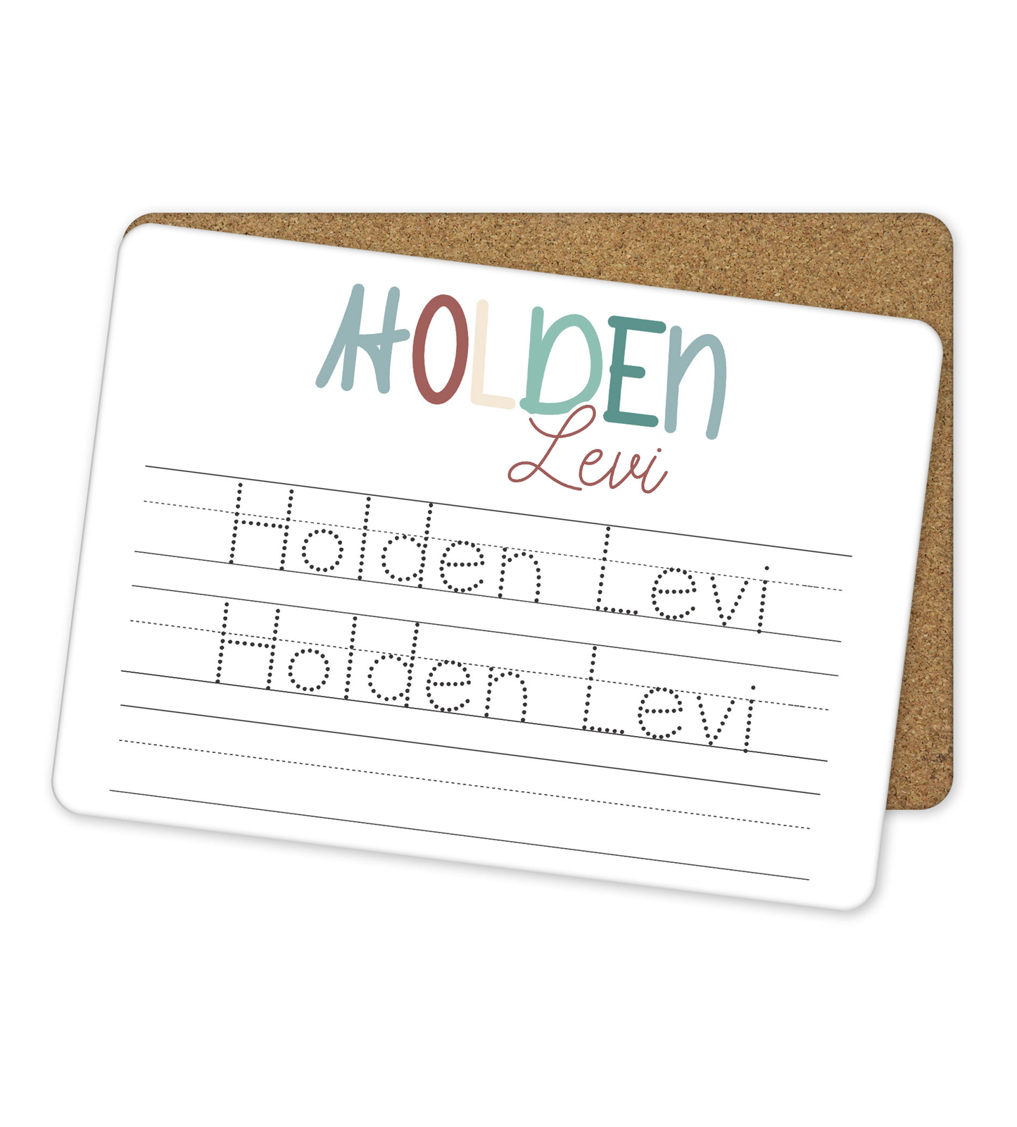 Personalized Dry Erase Name Tracing Board