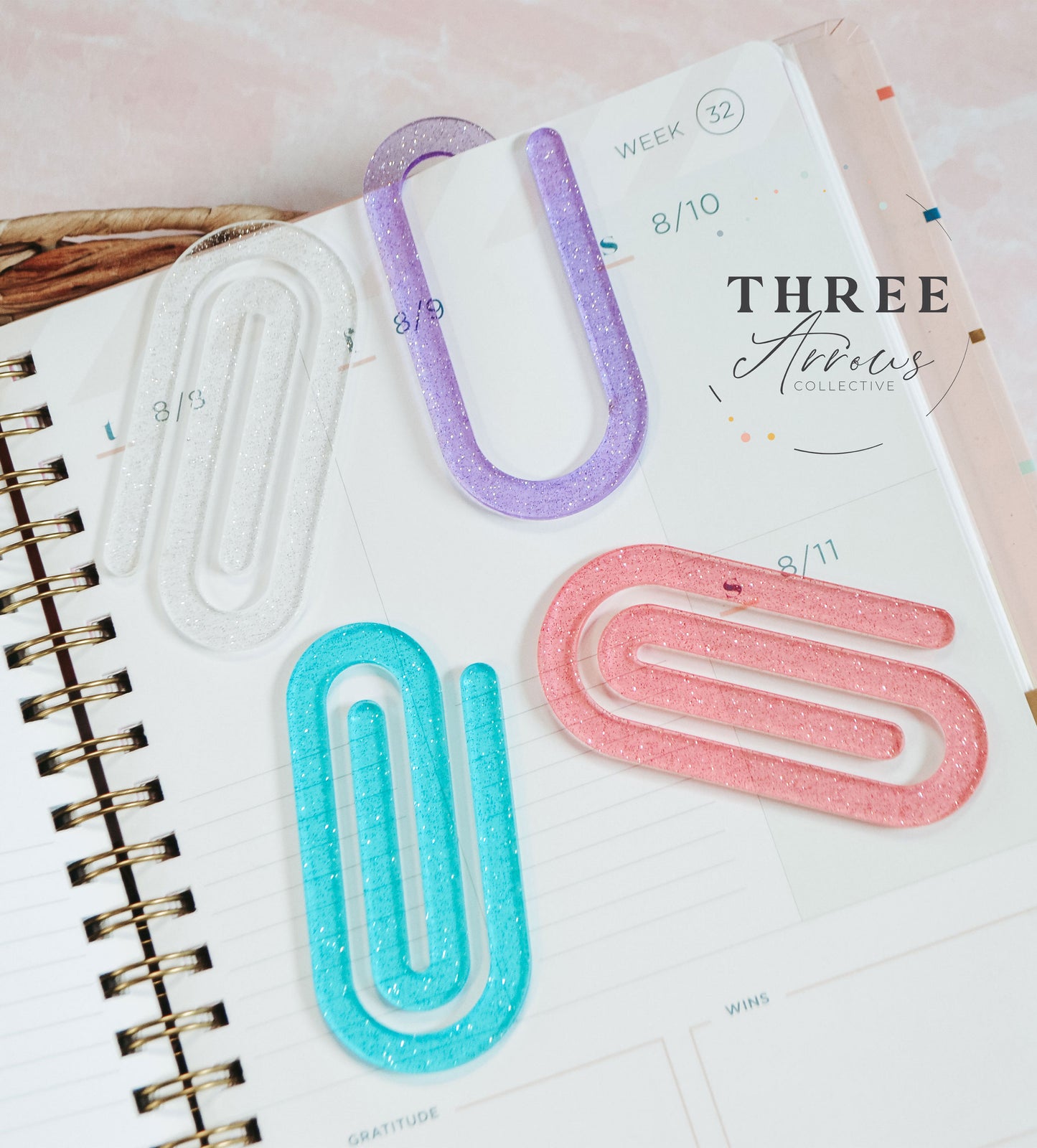 Jumbo Paperclips, Paper Clip Bookmark, Teacher Appreciation Bookmark Set, Paperclip Bookmark, Oversized Planner Book Mark, Teacher Day Gift