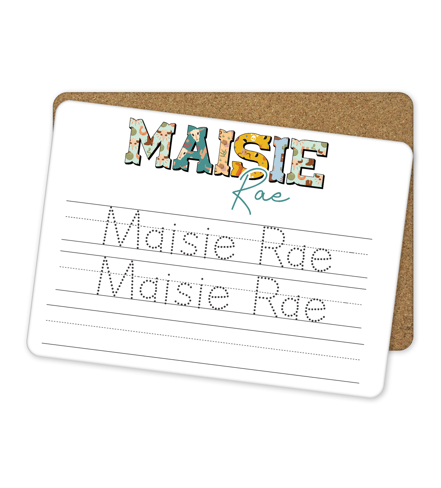 Personalized Dry Erase Name Tracing Board