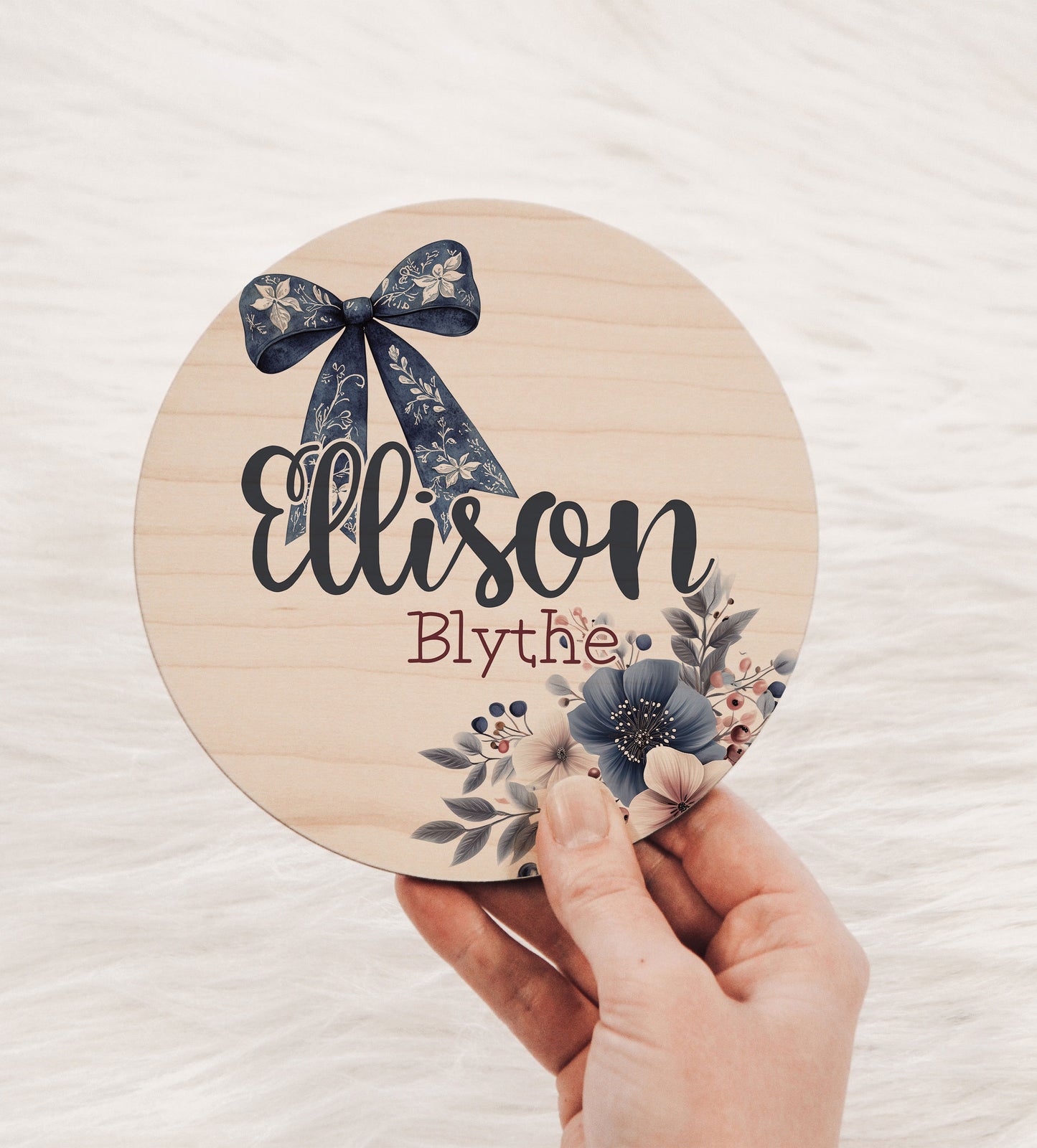 Baby Bassinet Sign for Hospital, Birth Announcement Sign for Girl, Newborn Photo Prop, Newborn Baby Sign, Wood Baby Sign, Newborn Welcome