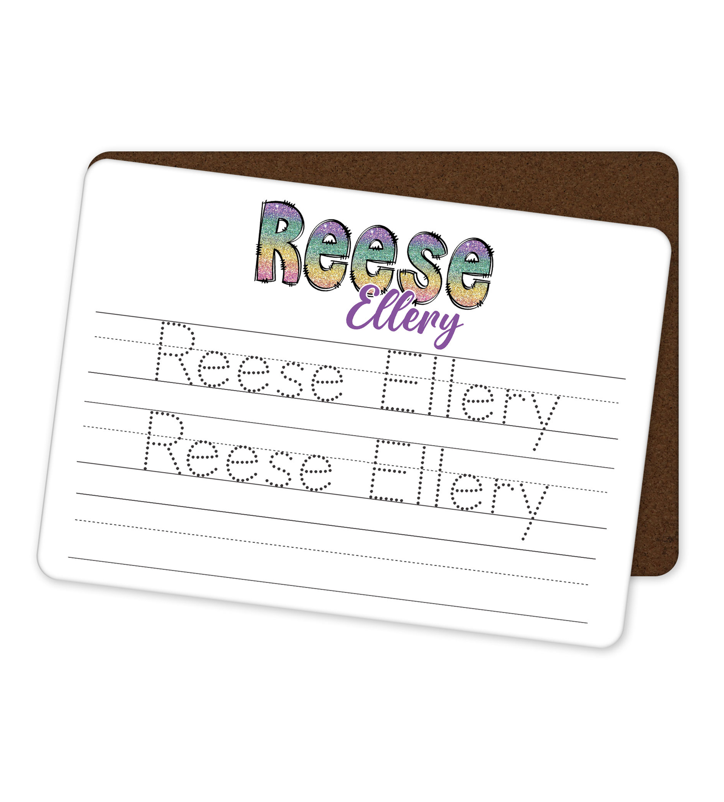 Personalized Dry Erase Name Tracing Board