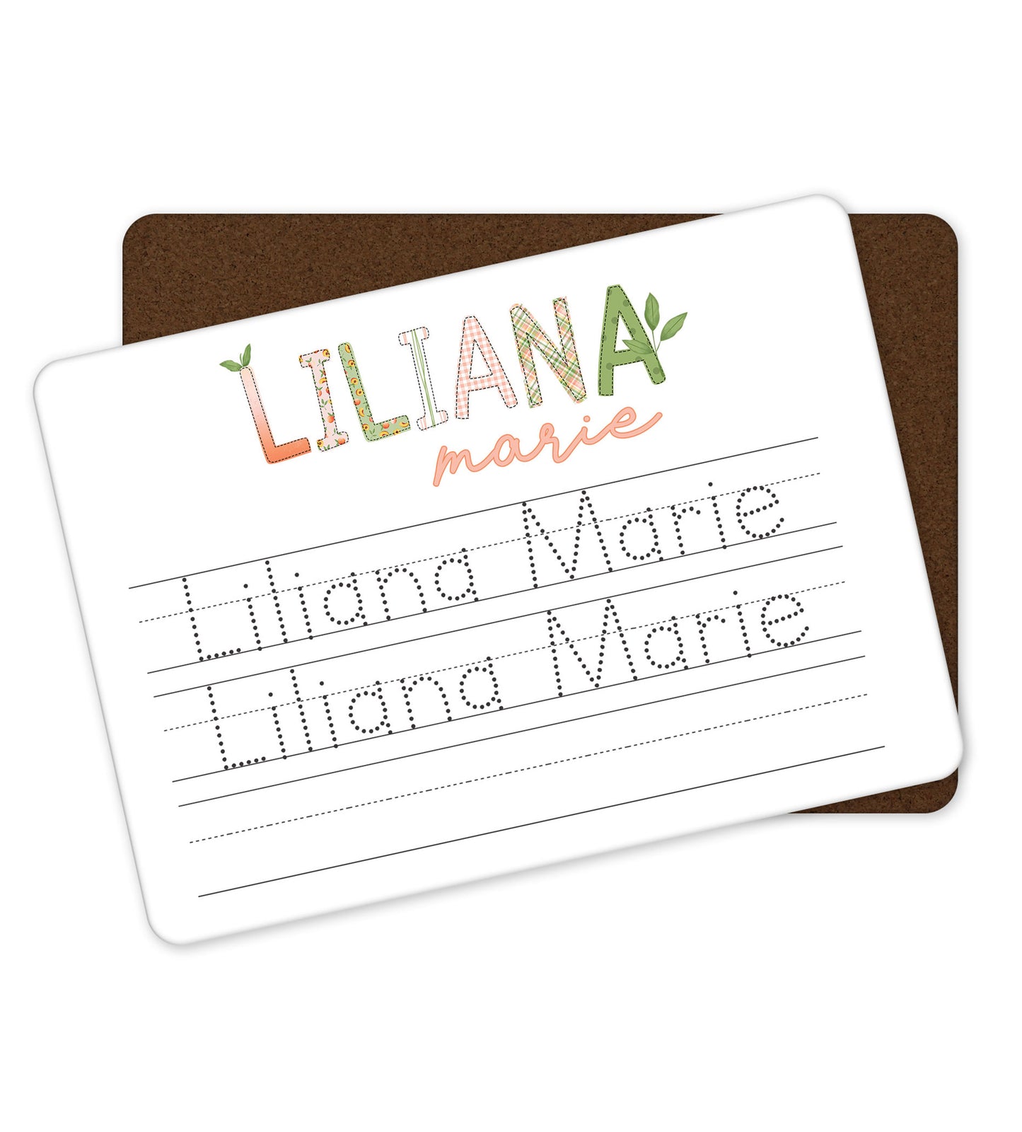Personalized Dry Erase Name Tracing Board
