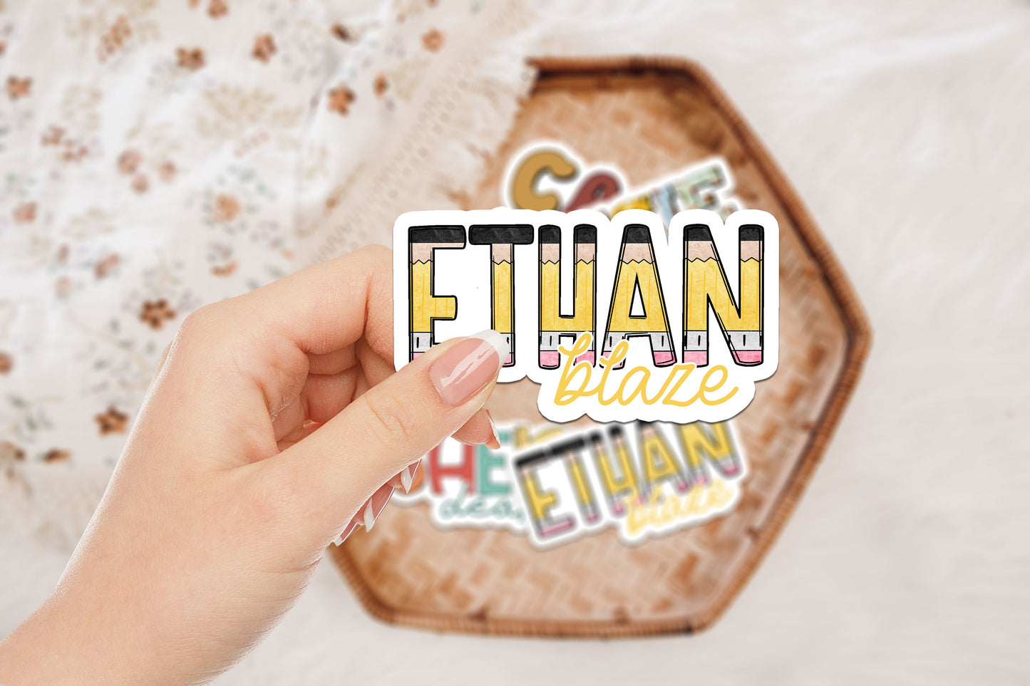 Personalized Name Decal Stickers