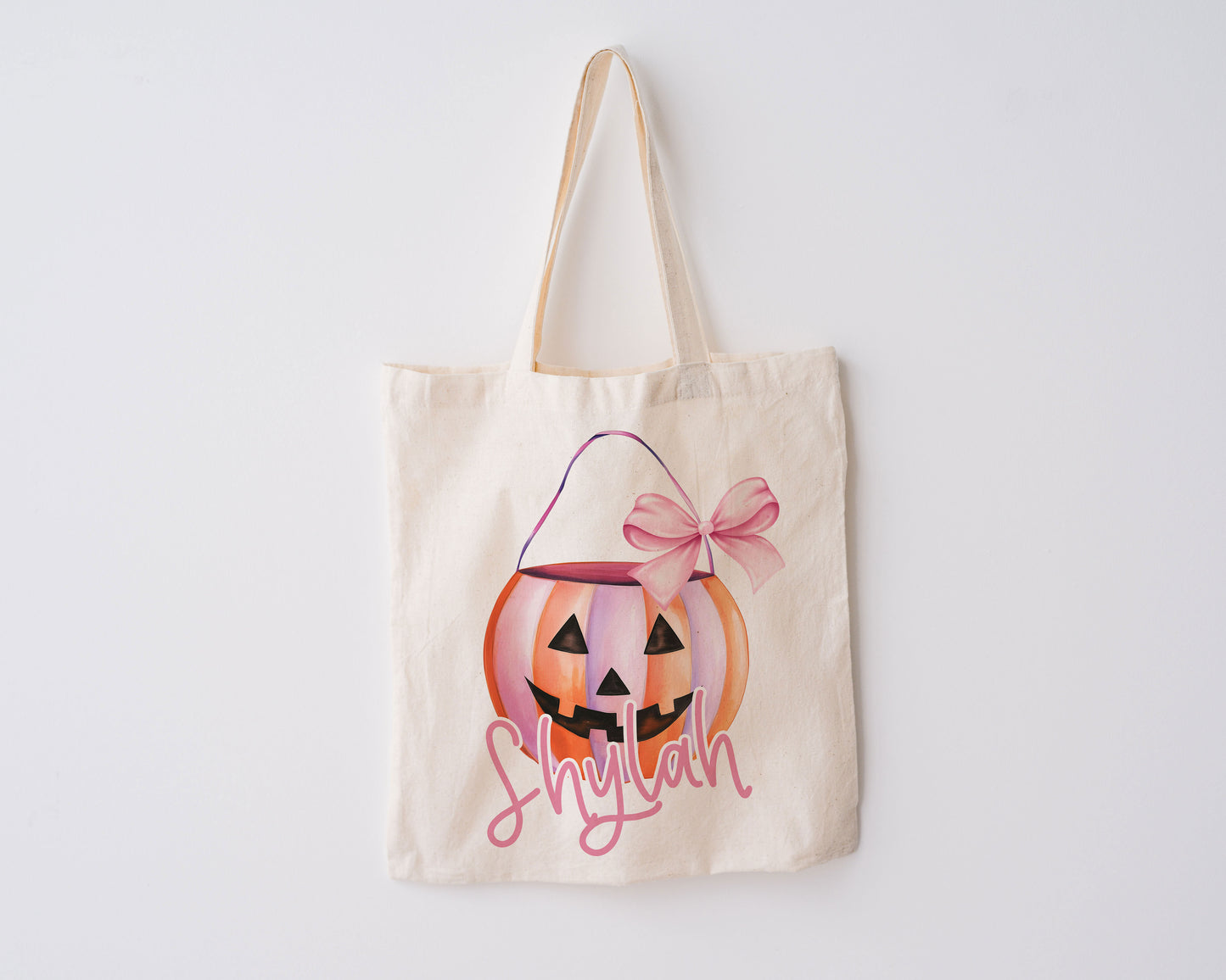 Boo Tote Bag, Halloween trick or treat tote bag, Custom Canvas Halloween Bag, Trick or Treat Name Tote, Personalized Gifts for Halloween