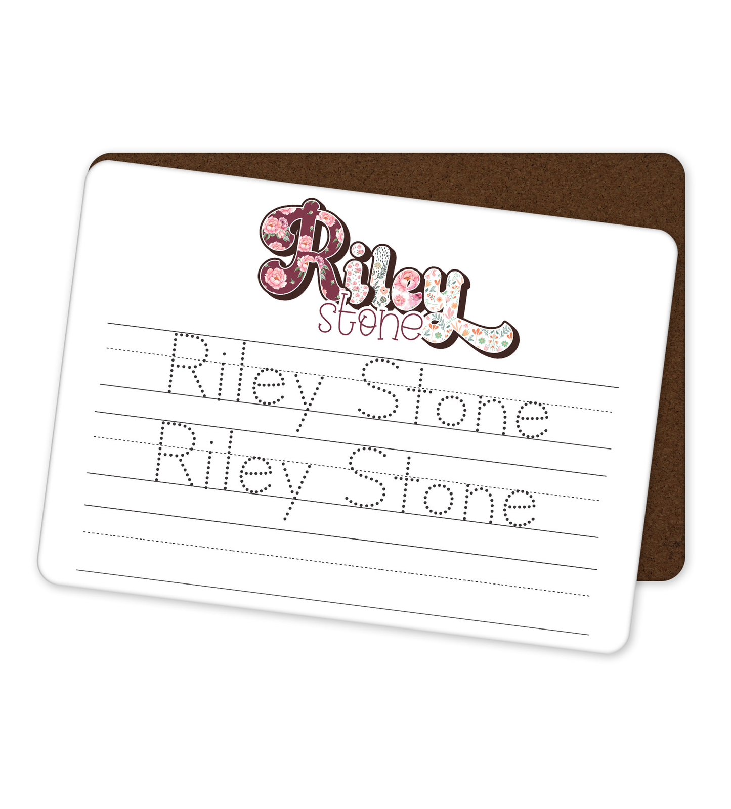 Personalized Dry Erase Name Tracing Board