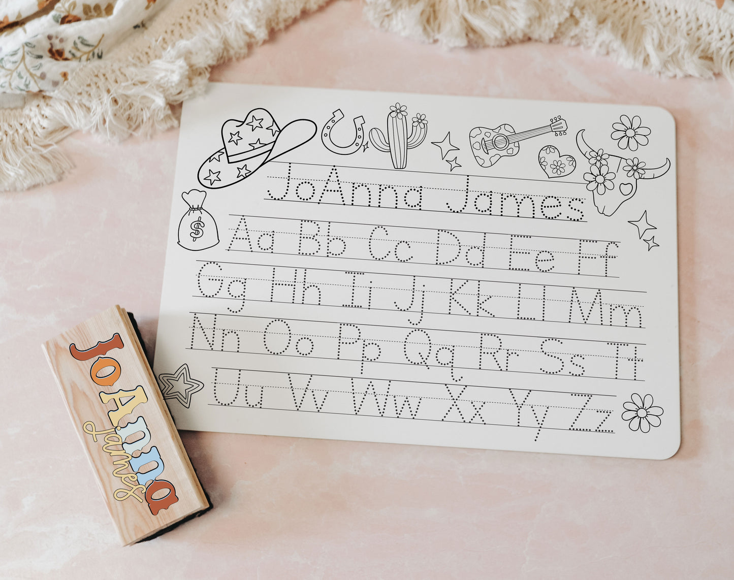ColorMe Name Boards - Western