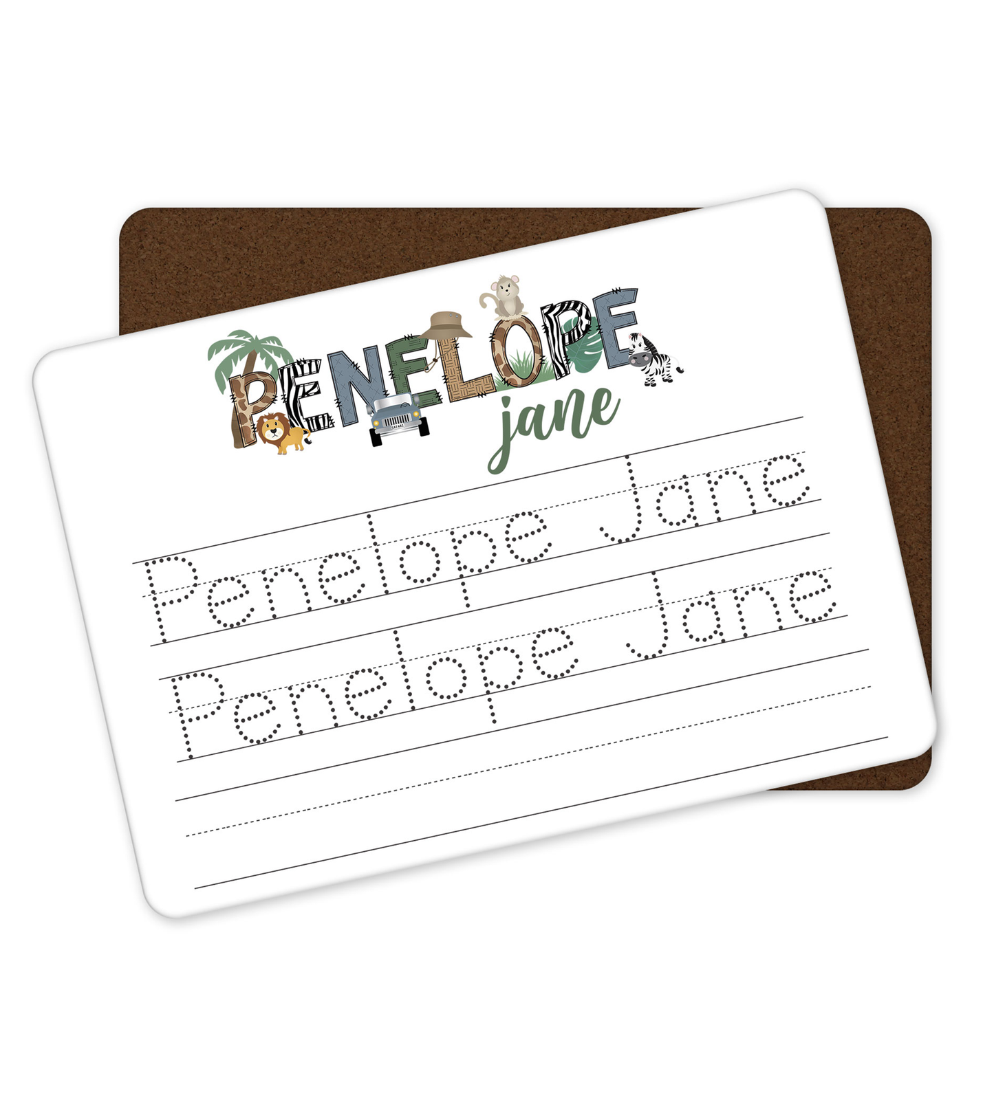 Personalized Dry Erase Name Tracing Board