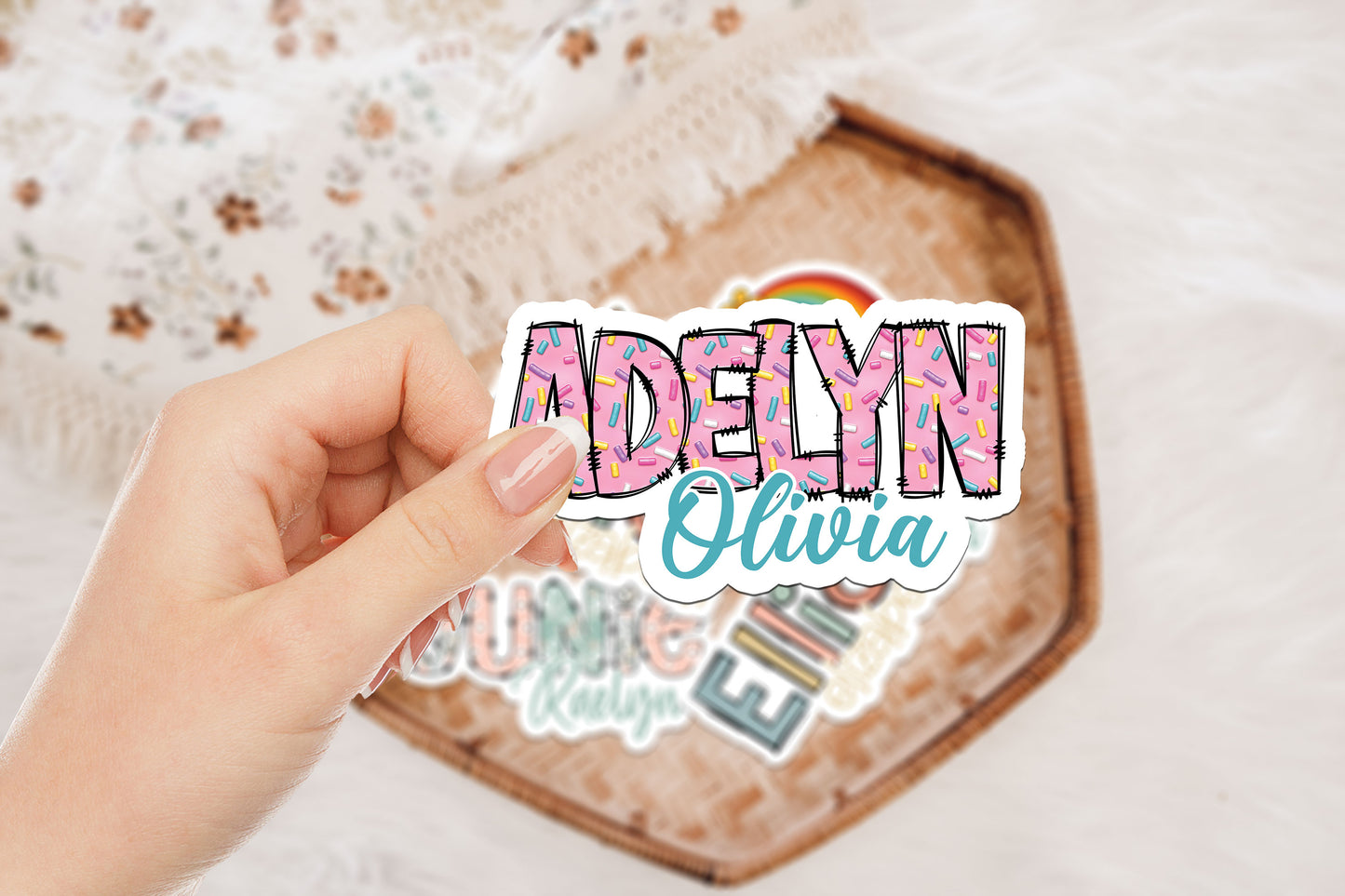 Custom Name Decal Stickers