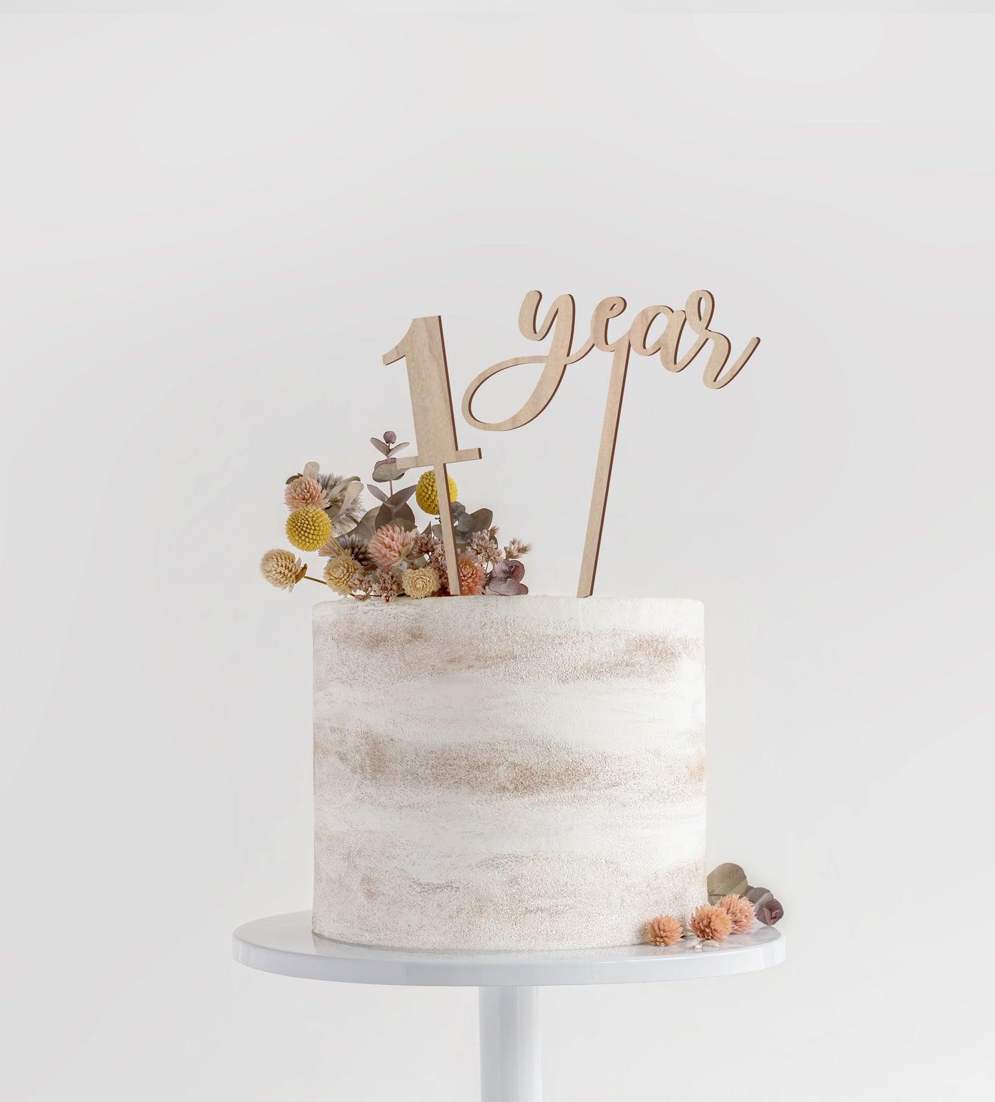 1 Year First Birthday Cake Topper
