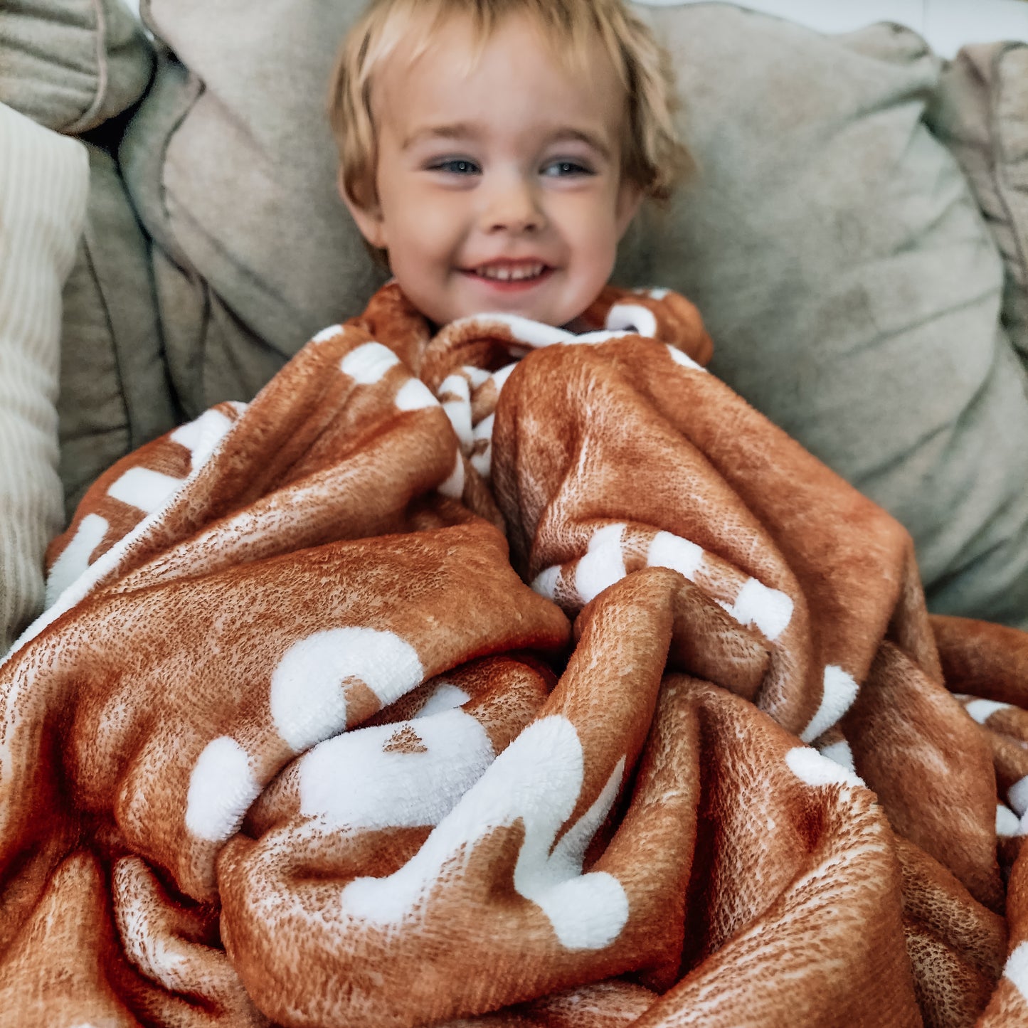 Nature Walk Personalized Name Blanket