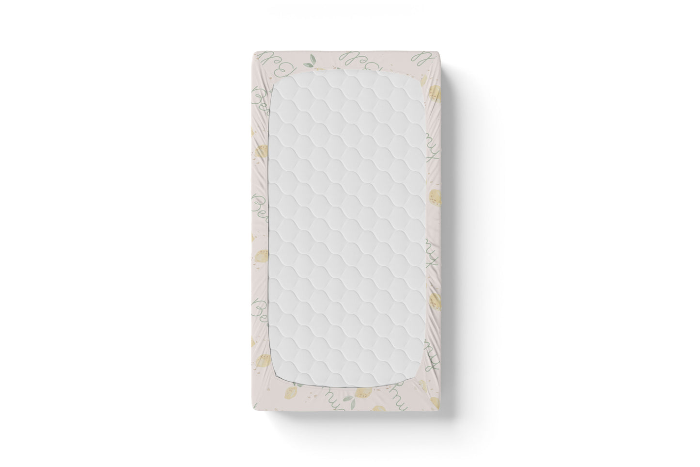 Bellamy Collection -Lemon Personalized Crib Sheet