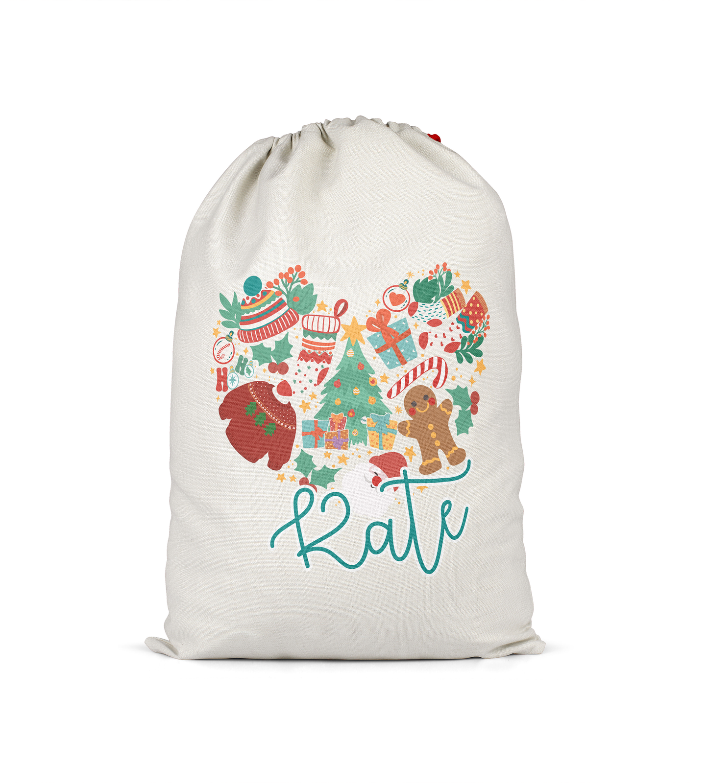 Jumbo Santa Sacks Personalized Christmas Gift Bag
