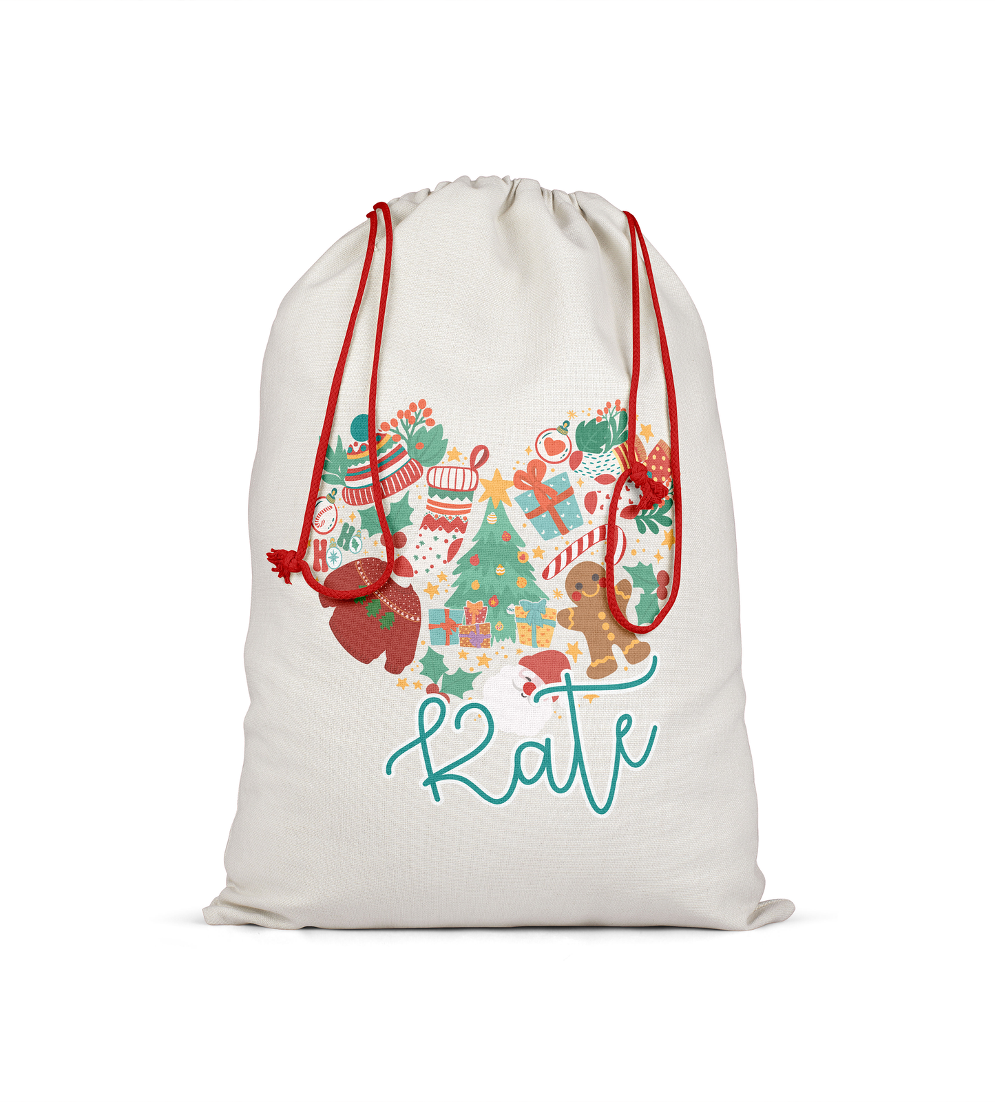 Jumbo Santa Sacks Personalized Christmas Gift Bag