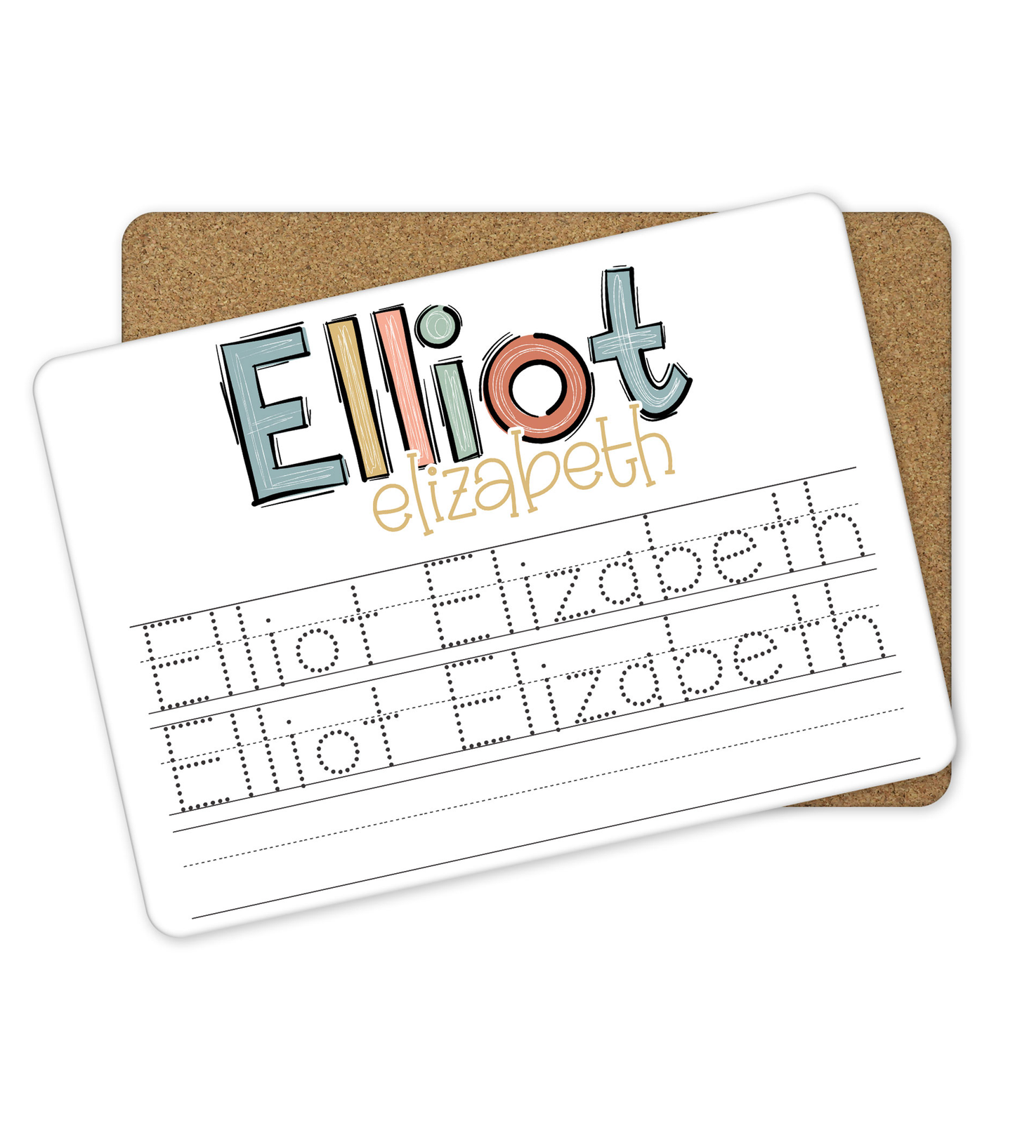 Personalized Dry Erase Name Tracing Board