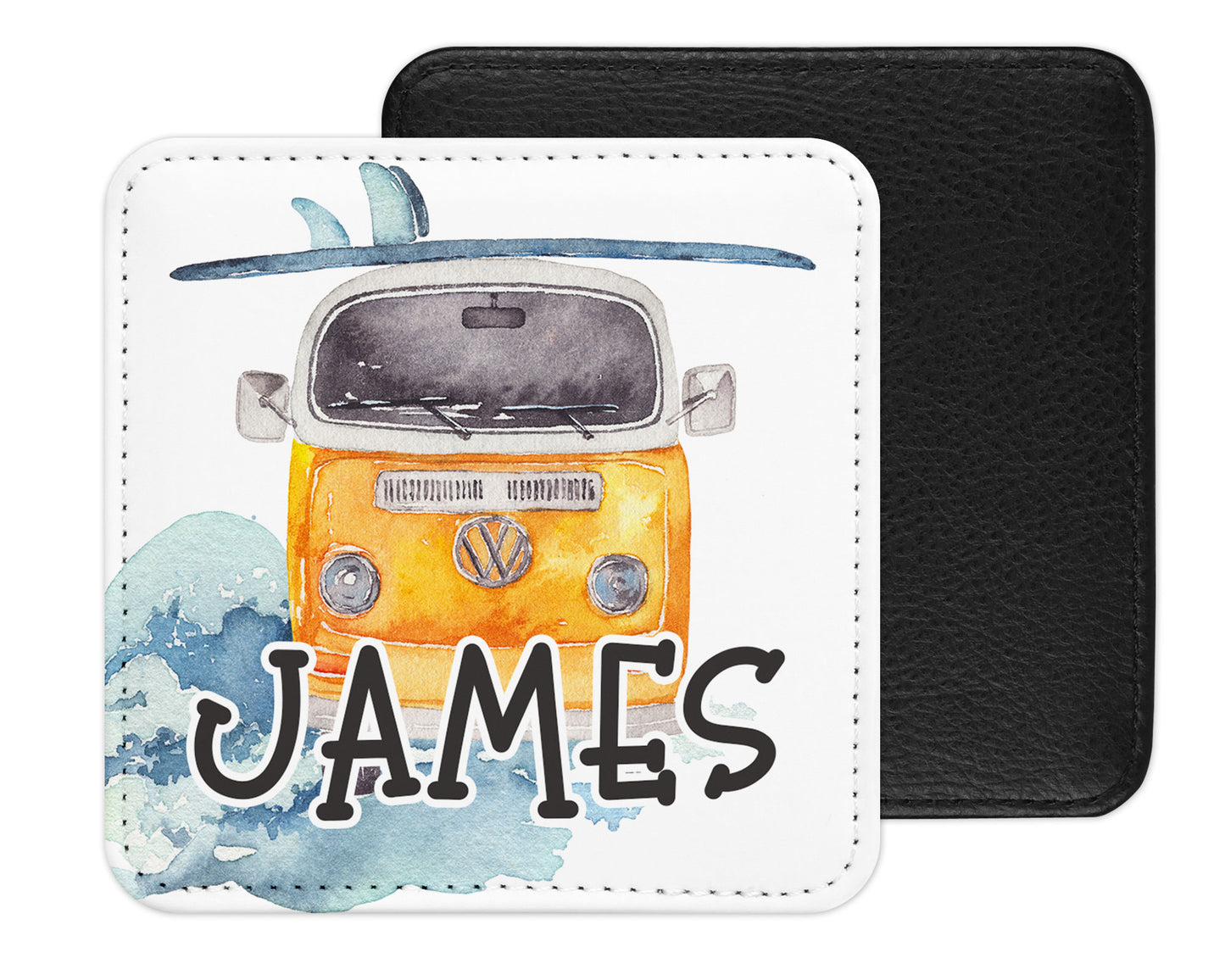 Gone Surfing Personalized Placemat Coaster Set