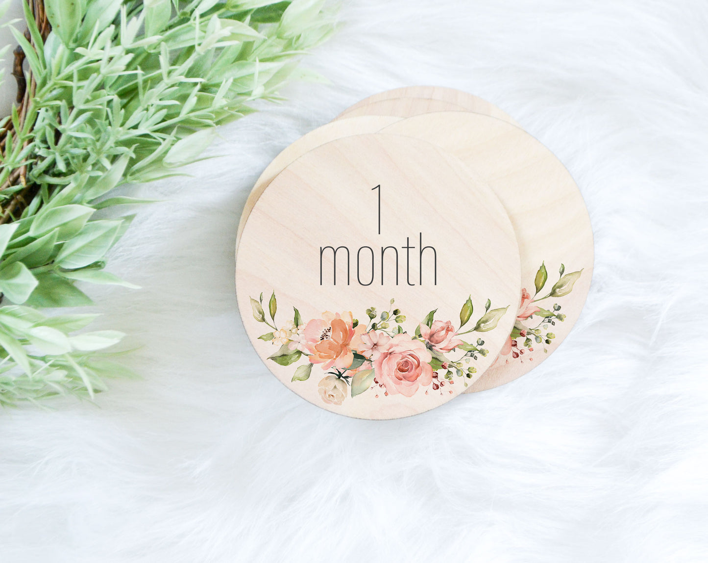 Hattie - Rose Baby Monthly Milestone Set