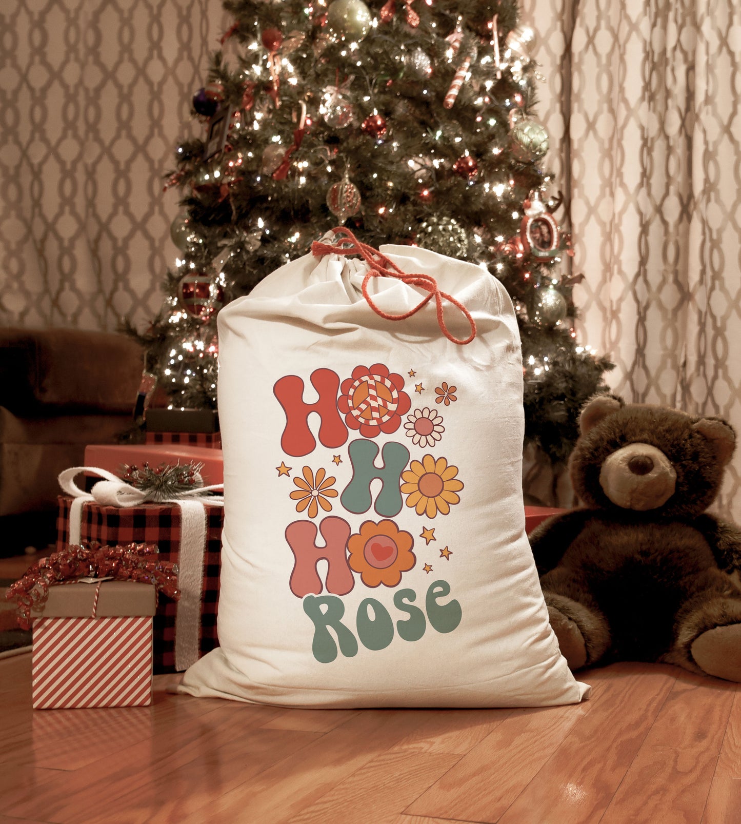 Santa Sacks Personalized Christmas Gift Bag