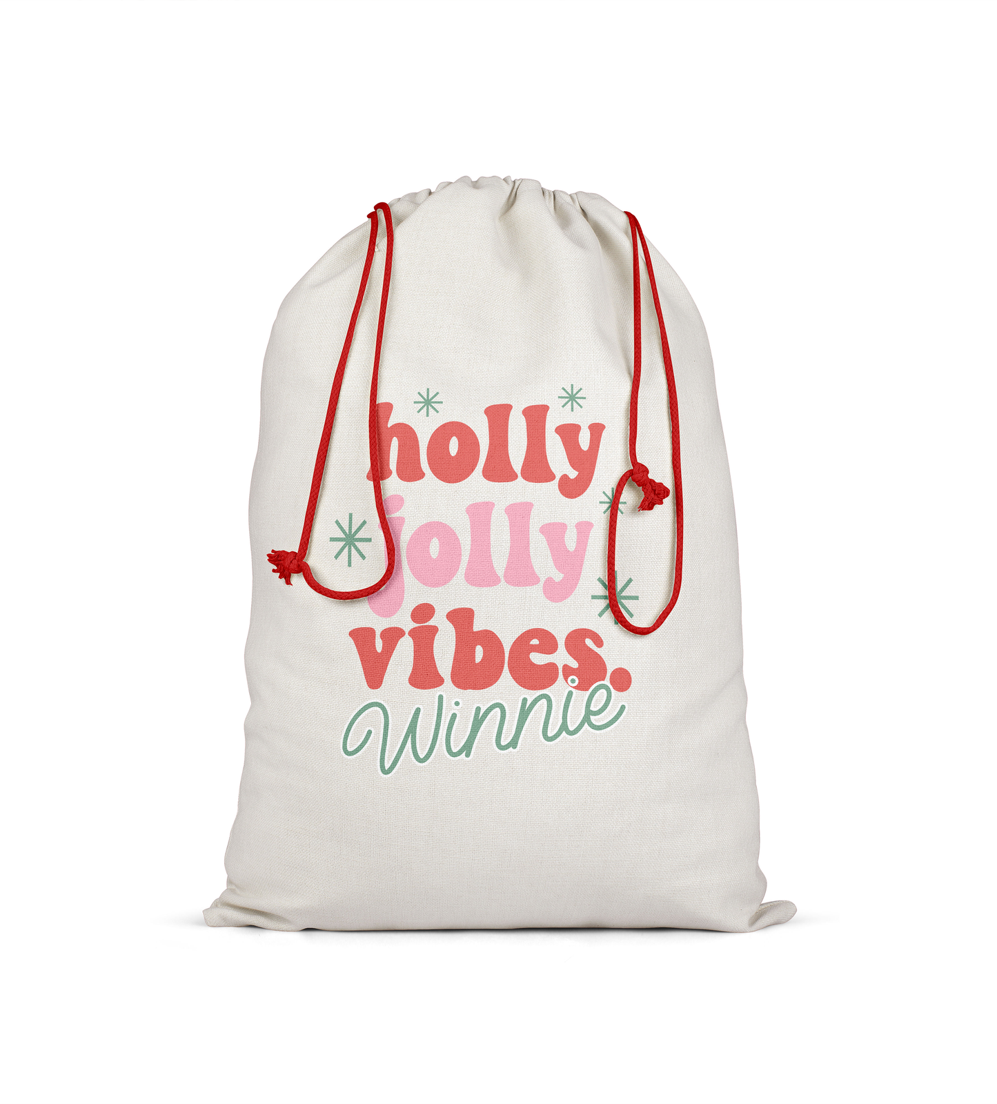 Jumbo Santa Sacks Personalized Christmas Gift Bag