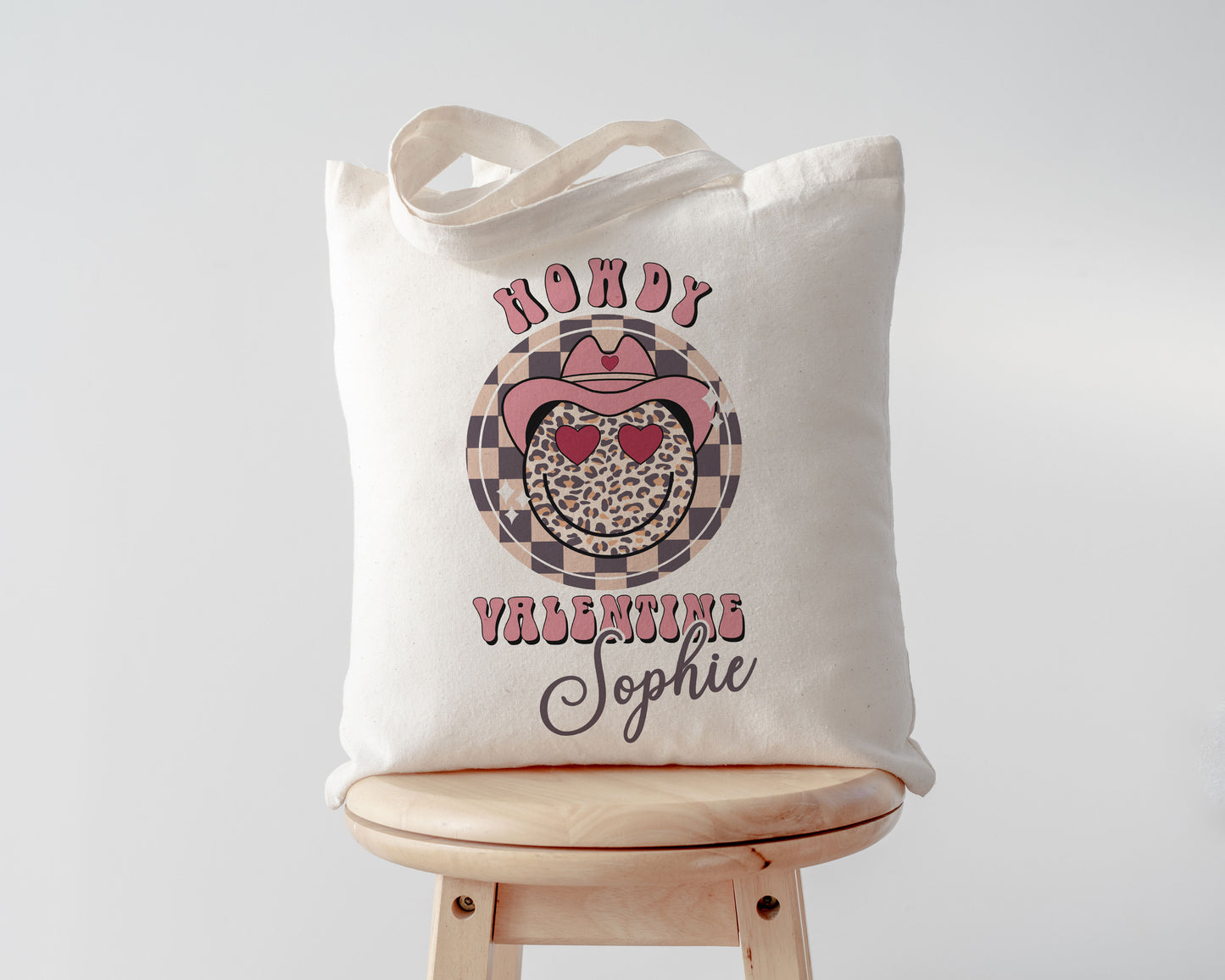 Custom Valentine Tote- Howdy Valentine