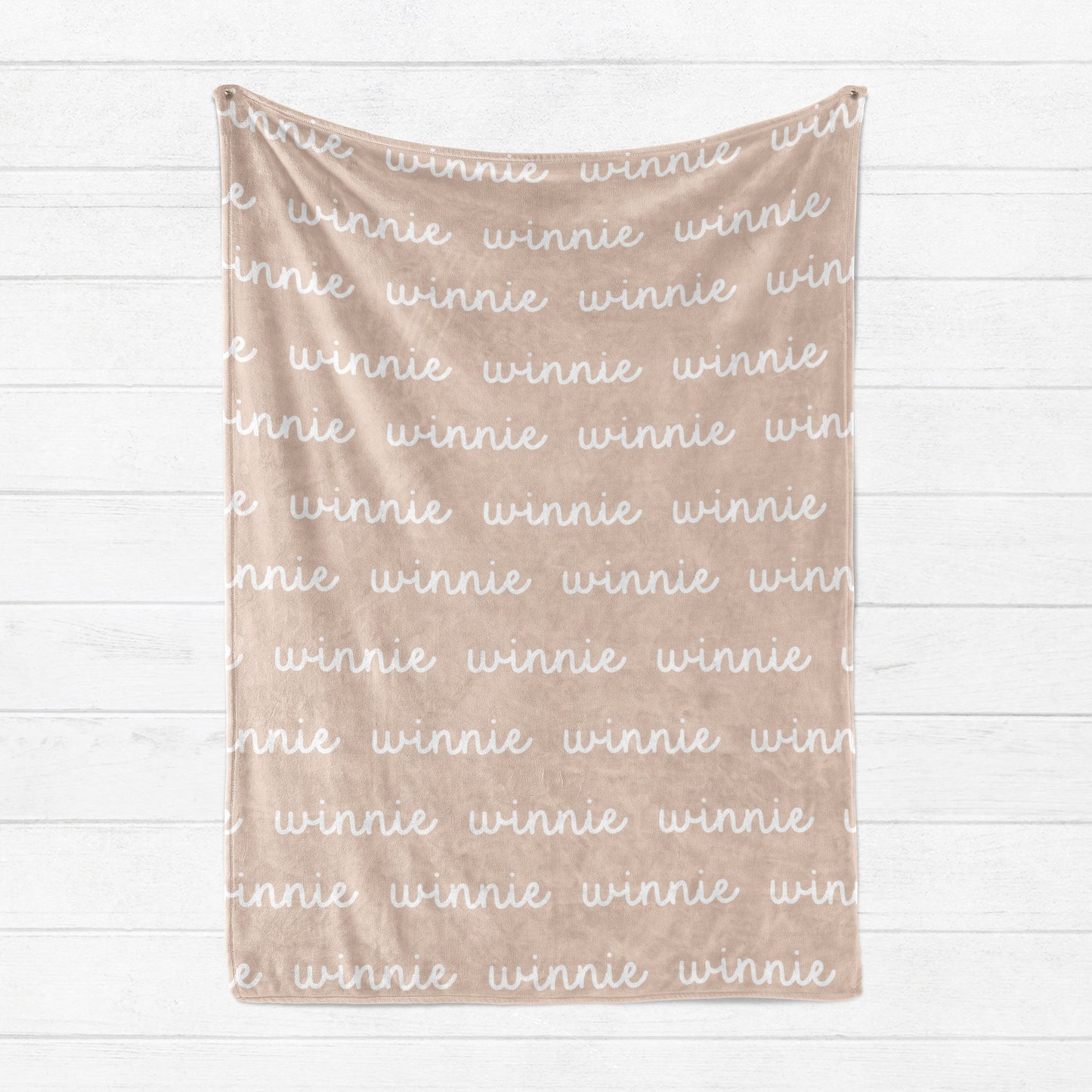Nature Walk Personalized Name Blanket