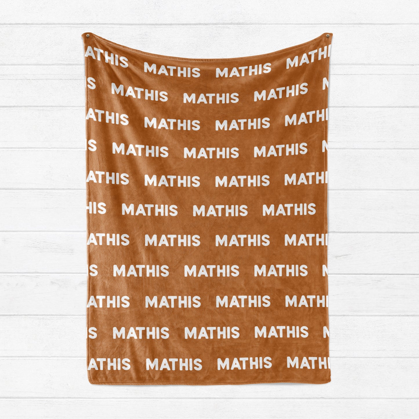 Nature Walk Personalized Name Blanket