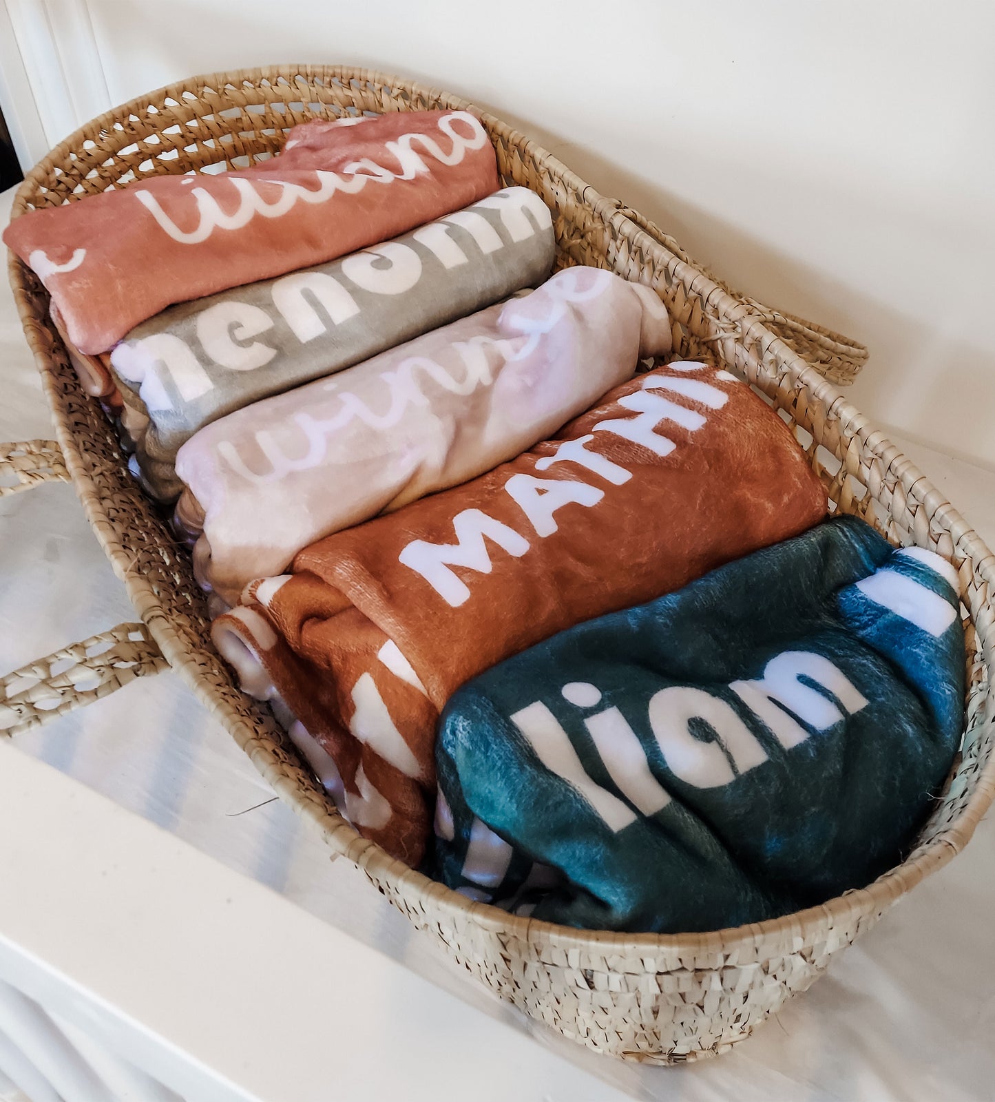 Nature Walk Personalized Name Blanket