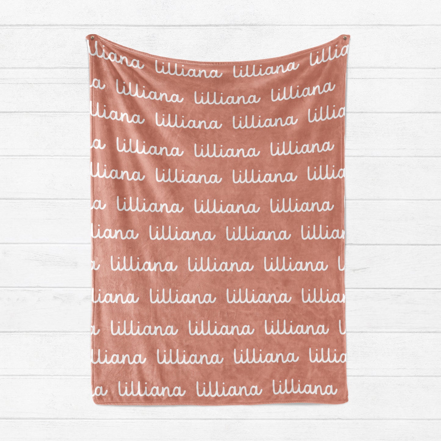 Nature Walk Personalized Name Blanket