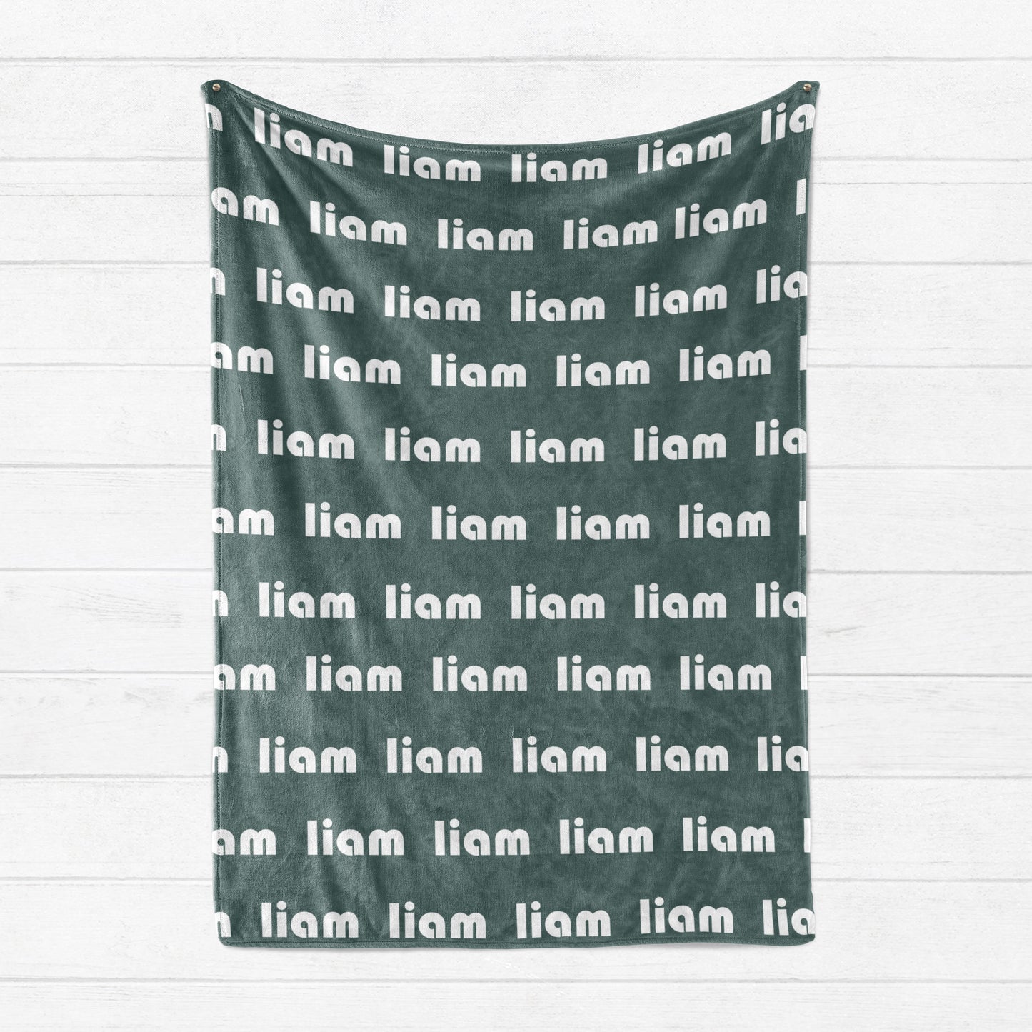 Nature Walk Personalized Name Blanket