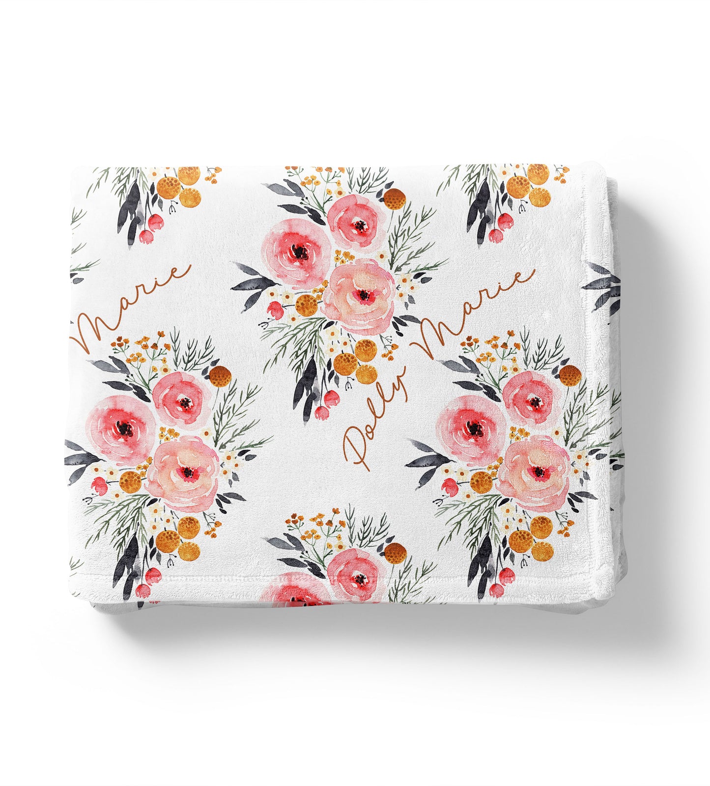 Polly Collection- Personalized Minky Blanket