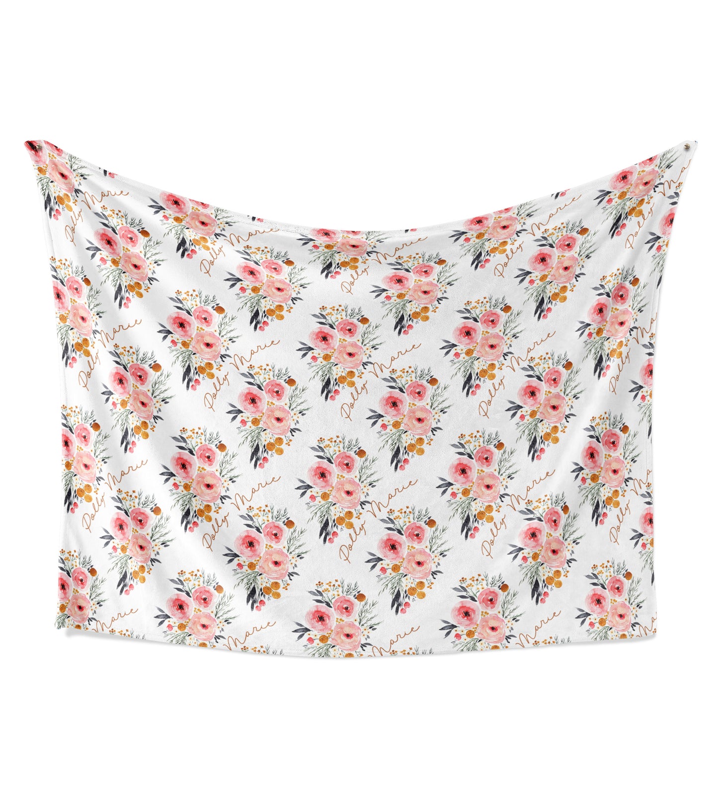 Polly Collection- Personalized Minky Blanket