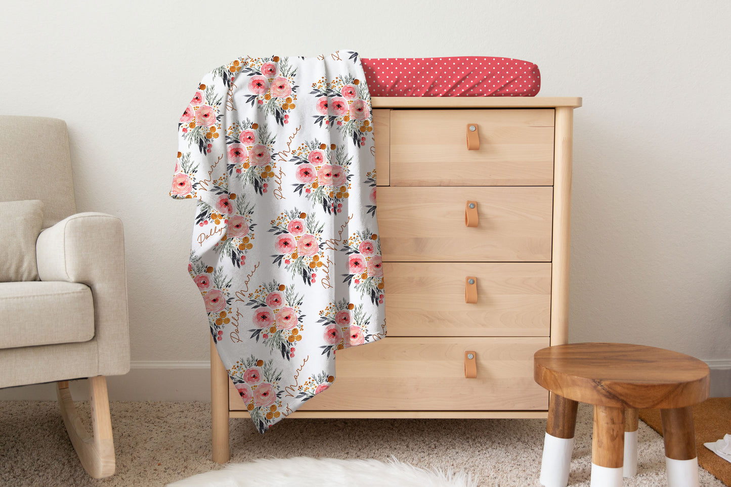 Polly Collection- Personalized Minky Blanket