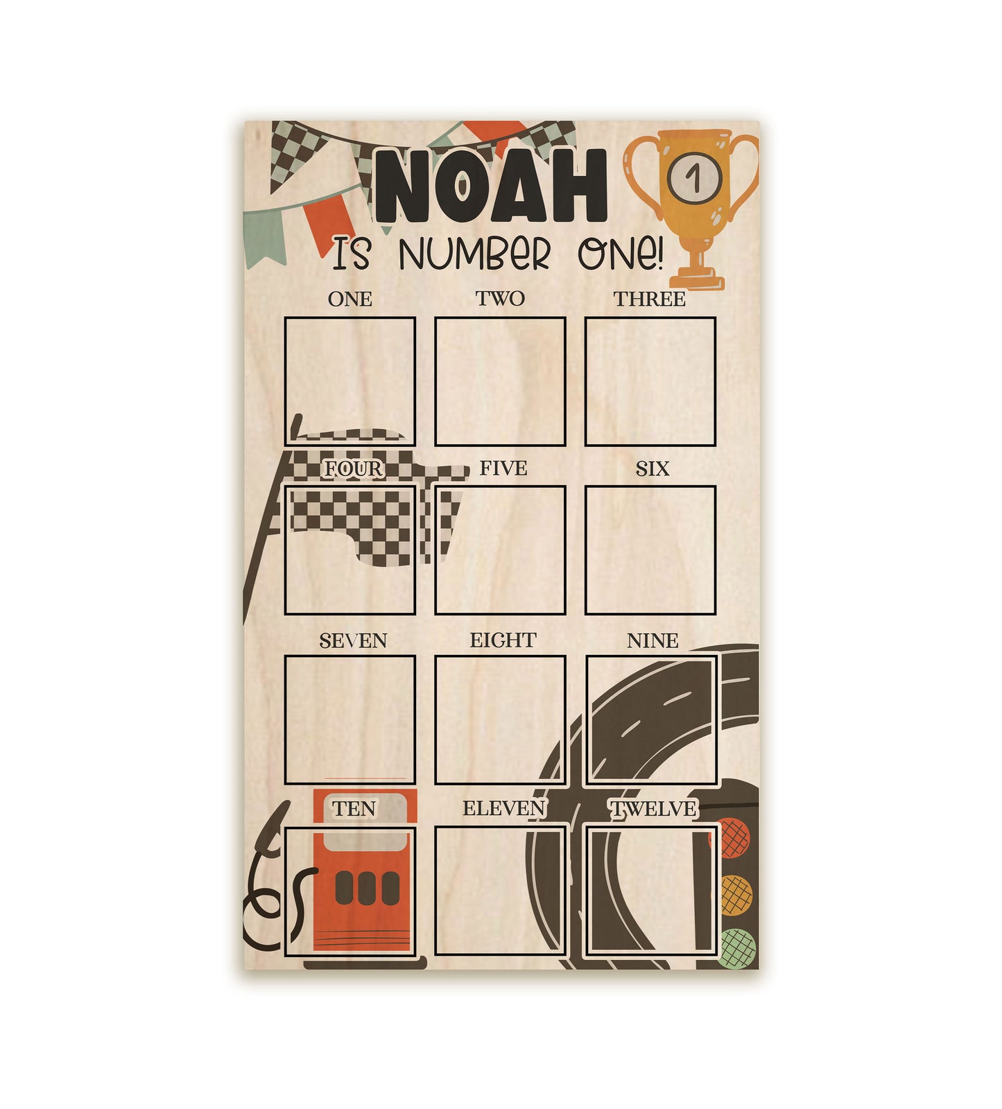 Number ONE Racing First Year Photo Board