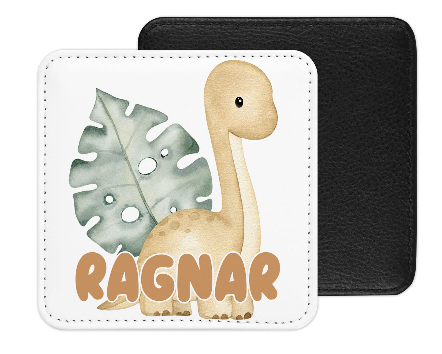 Dinosaur Personalized Placemat Coaster Set