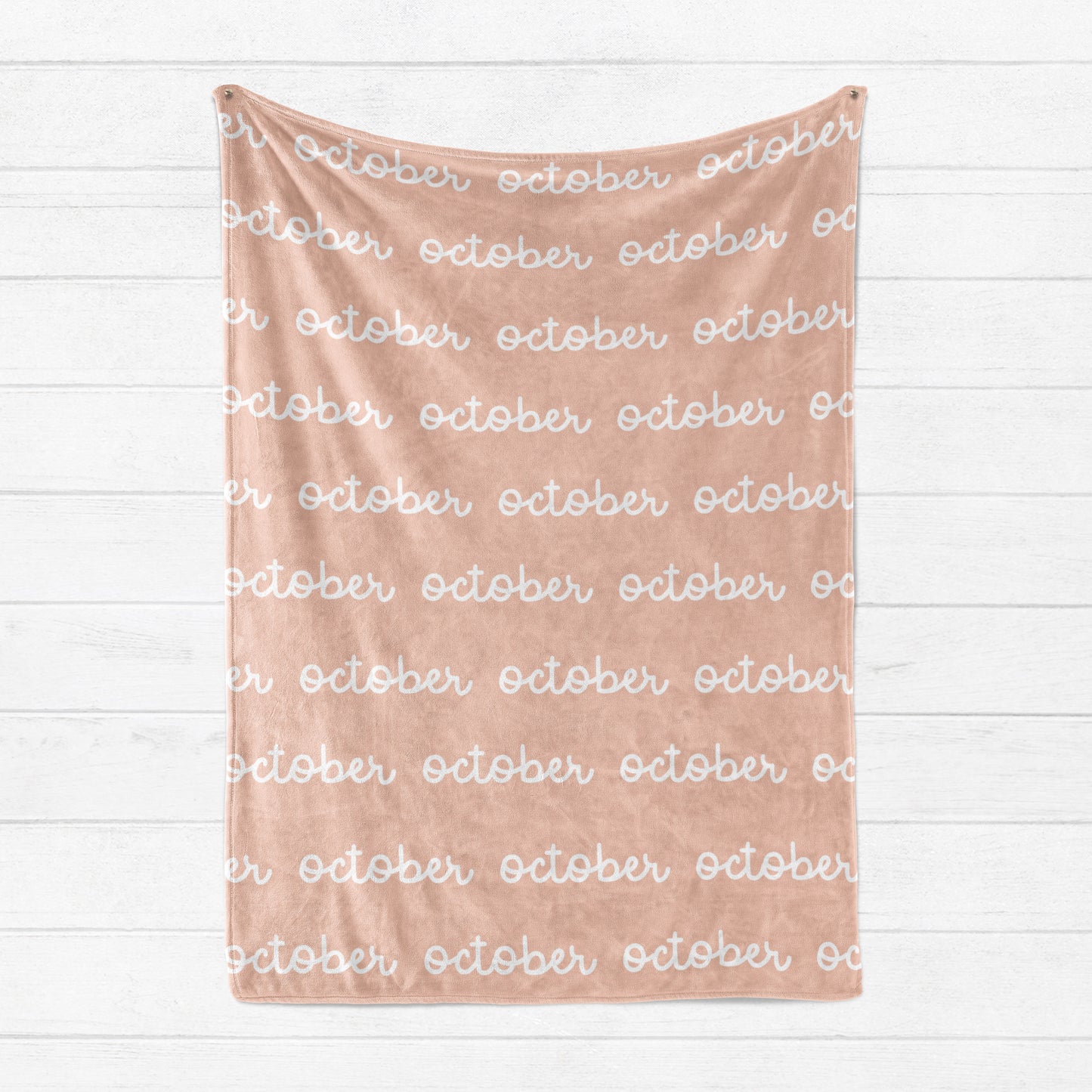 Soft Boho Personalized Name Blanket