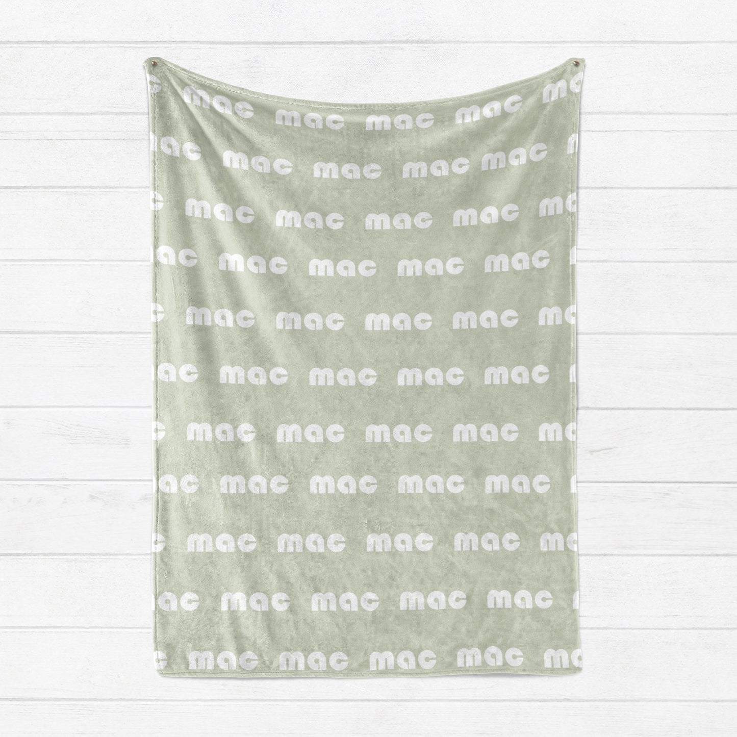 Soft Boho Personalized Name Blanket