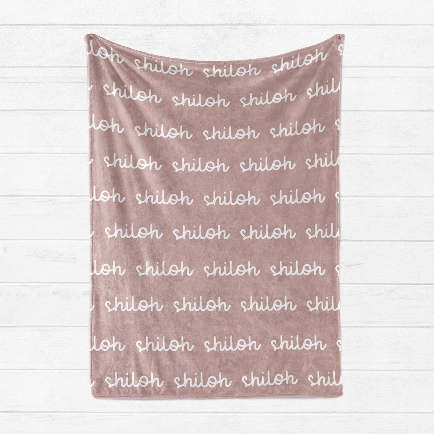 Soft Boho Personalized Name Blanket