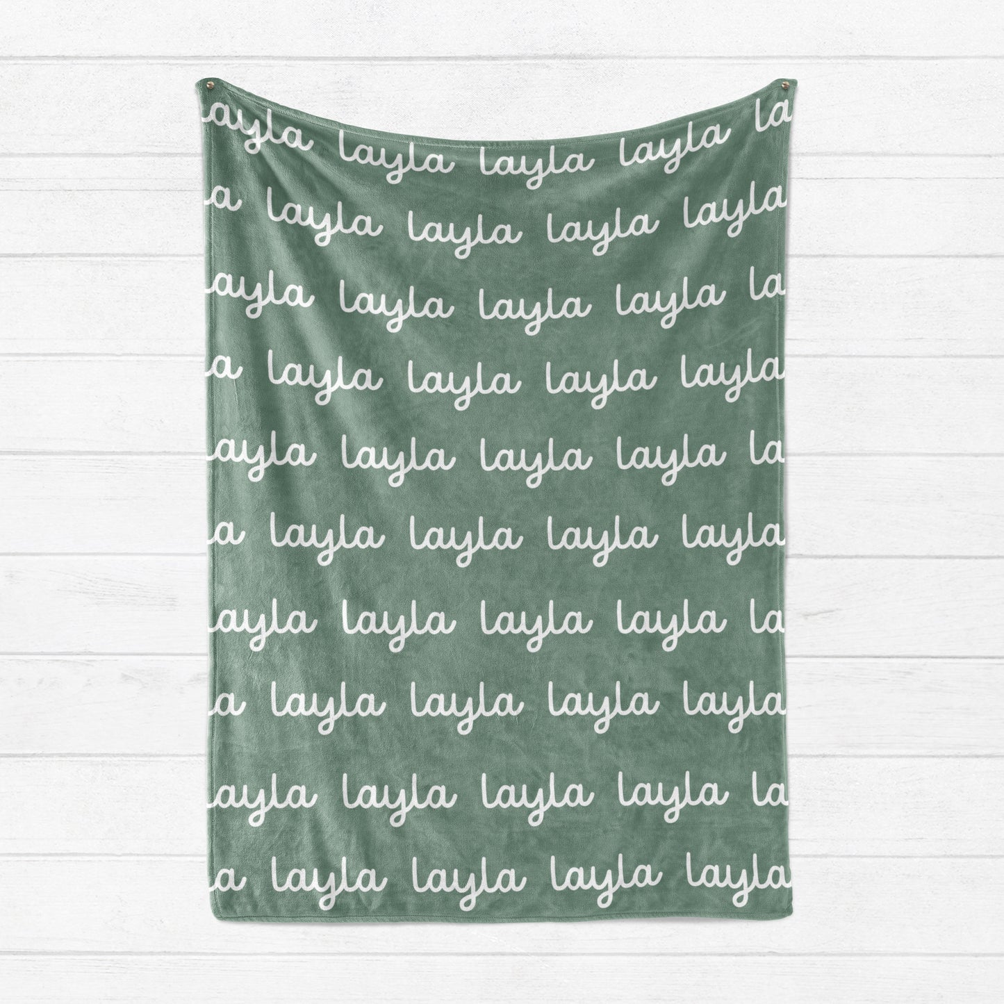 Soft Boho Personalized Name Blanket