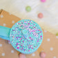Simple Modern Confetti Personalized 24oz Tumbler Topper