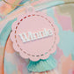 Tassel Diaper Bag Tag, Backpack Name Tag, Name Keychain