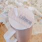 Checkered Name Simple Modern 40oz Tumbler Topper