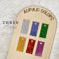 Christmas Tree Personalized Stanley Tumbler Name Plate Acrylic